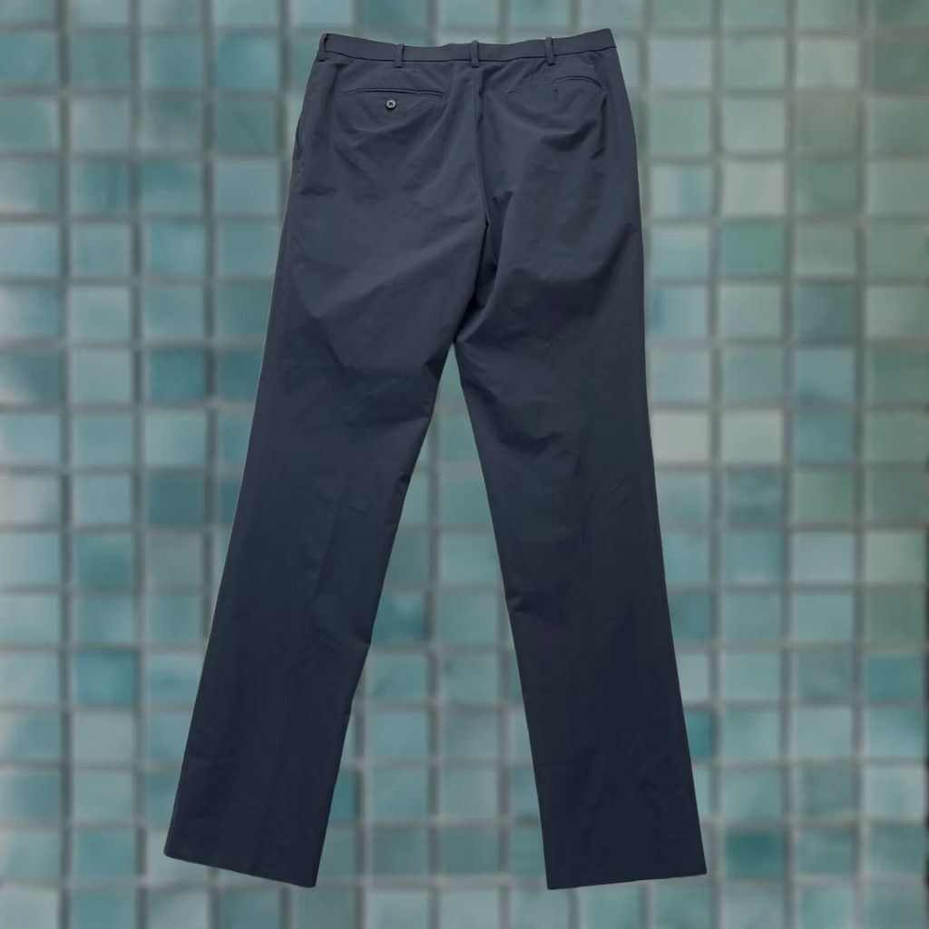 Uniqlo Uniqlo Pants Mens 33x34 Blue AirSense Dress Straight Leg Office Wear Business Size US 33 - 1 Thumbnail