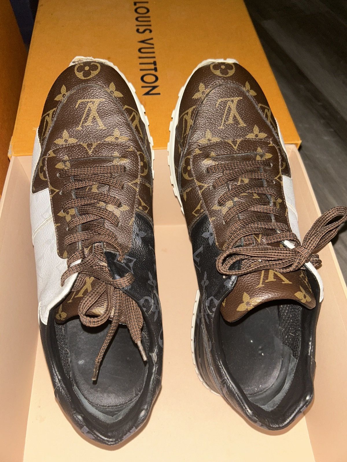 Louis Vuitton Louis Vuitton Run Away Sneaker 'Tri-Color' Size US 12 / EU 45 - 1 Thumbnail