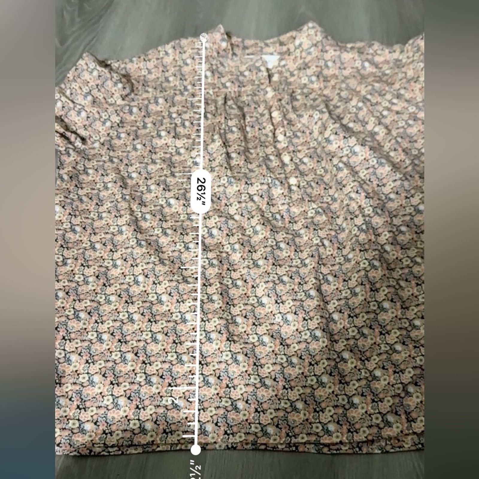ba&sh Ba&sh Freja Floral Long Sleeve Button Neck Blouse Sz 3 (L) Size L / US 10 / IT 46 - 9 Thumbnail