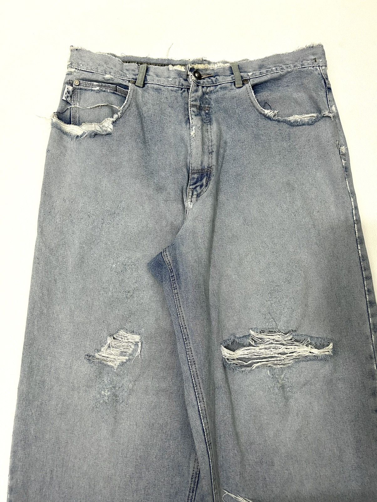 Marc Buchanan × Pelle Pelle Pele Pele Marc Buchanan Distressed Beggy Jeans Size US 36 / EU 52 - 6 Thumbnail