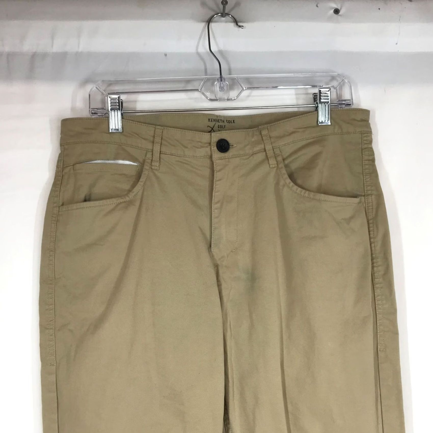 Kenneth Cole Kenneth Cole Pants Mens 32 Beige MEN COTTON BLEND GOLF Size US 32 / EU 48 - 2 Thumbnail