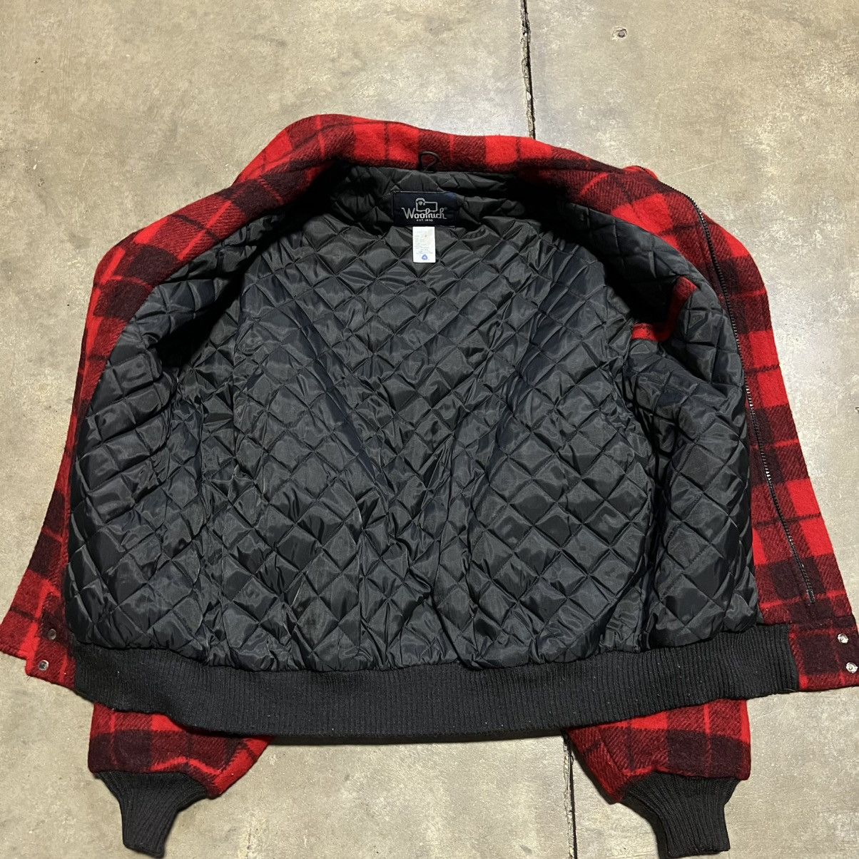Woolrich Woolen Mills Vintage Woolrich Buffalo Plaid Wool Bomber Jacket USA 90s Size US M / EU 48-50 / 2 - 8 Thumbnail