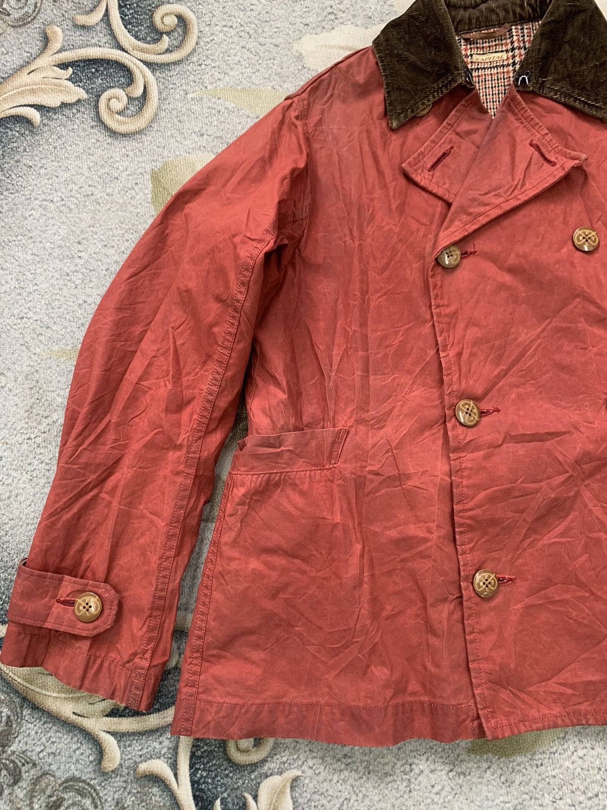 Kapital Kapital Waxed Blouson Jacket Double Breast Size US M / EU 48-50 / 2 - 3 Thumbnail