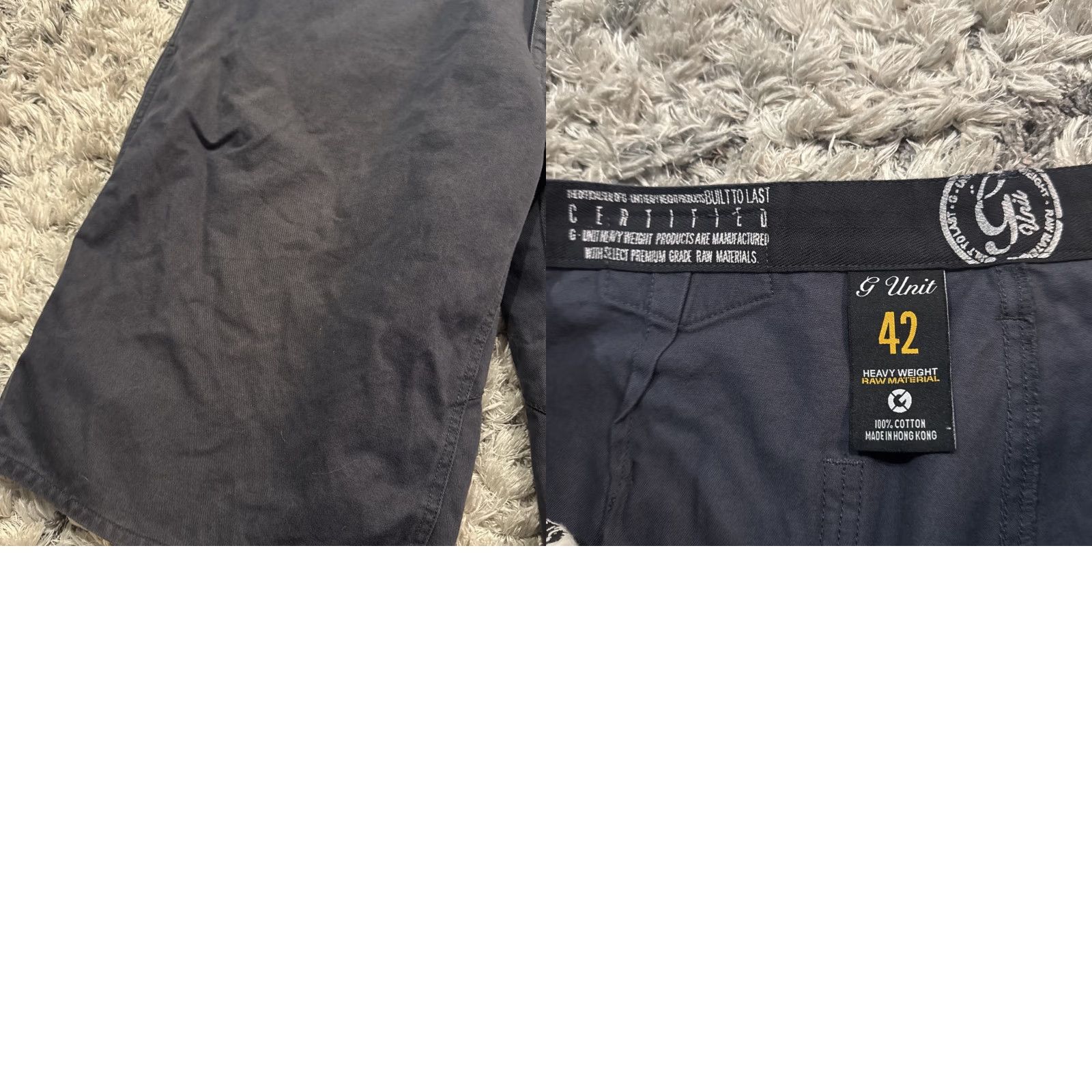 Vintage VINTAGE G-Unit Cargo Shorts Men 42 Dark Blue 90s Baggy Heavy Weight Size US 42 / EU 58 - 8 Thumbnail
