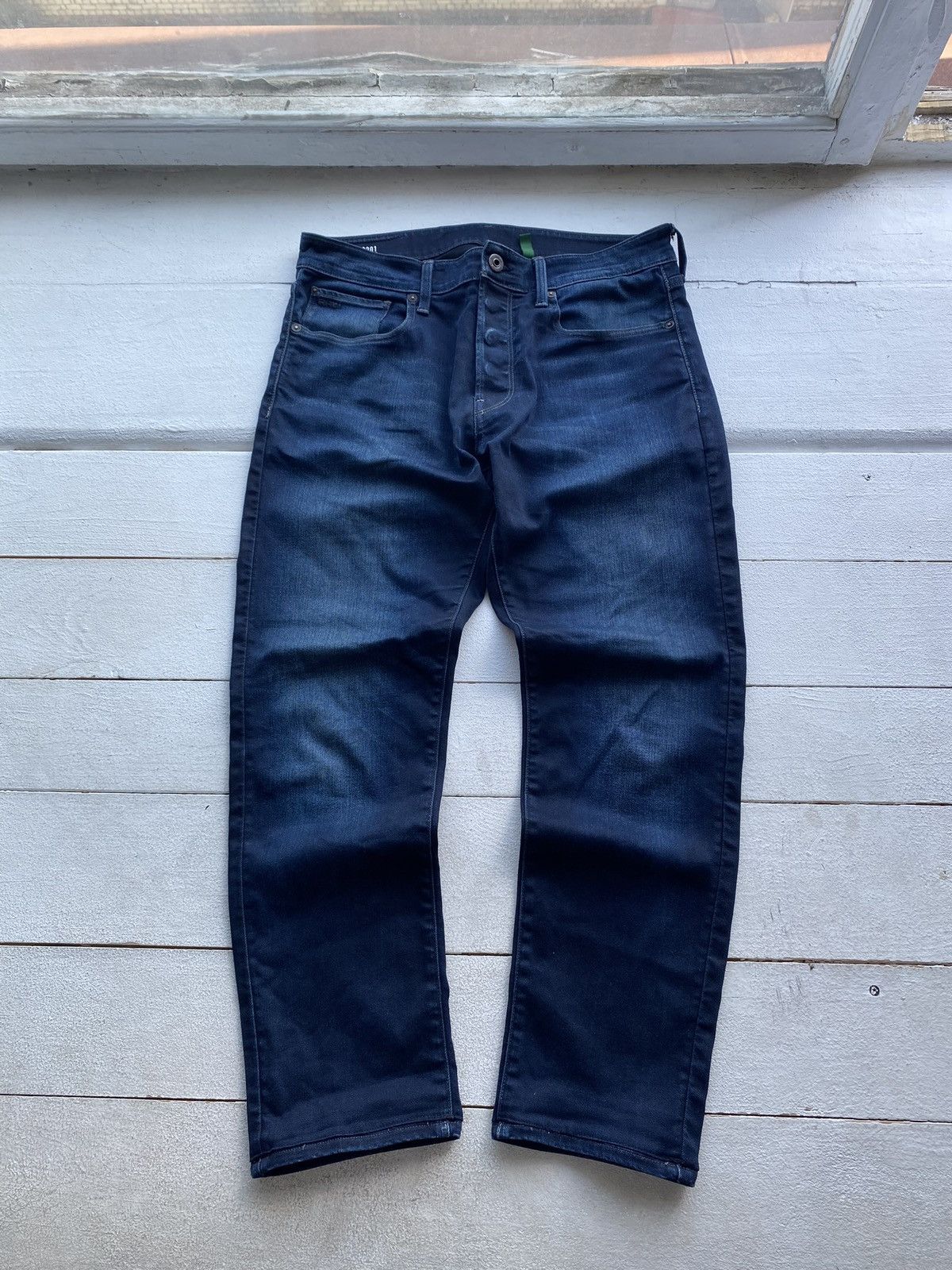 G-Star 🔗G star punk opium 3301 slim straight mens goth emo jeans Size US 32 / EU 48 - 2 Thumbnail