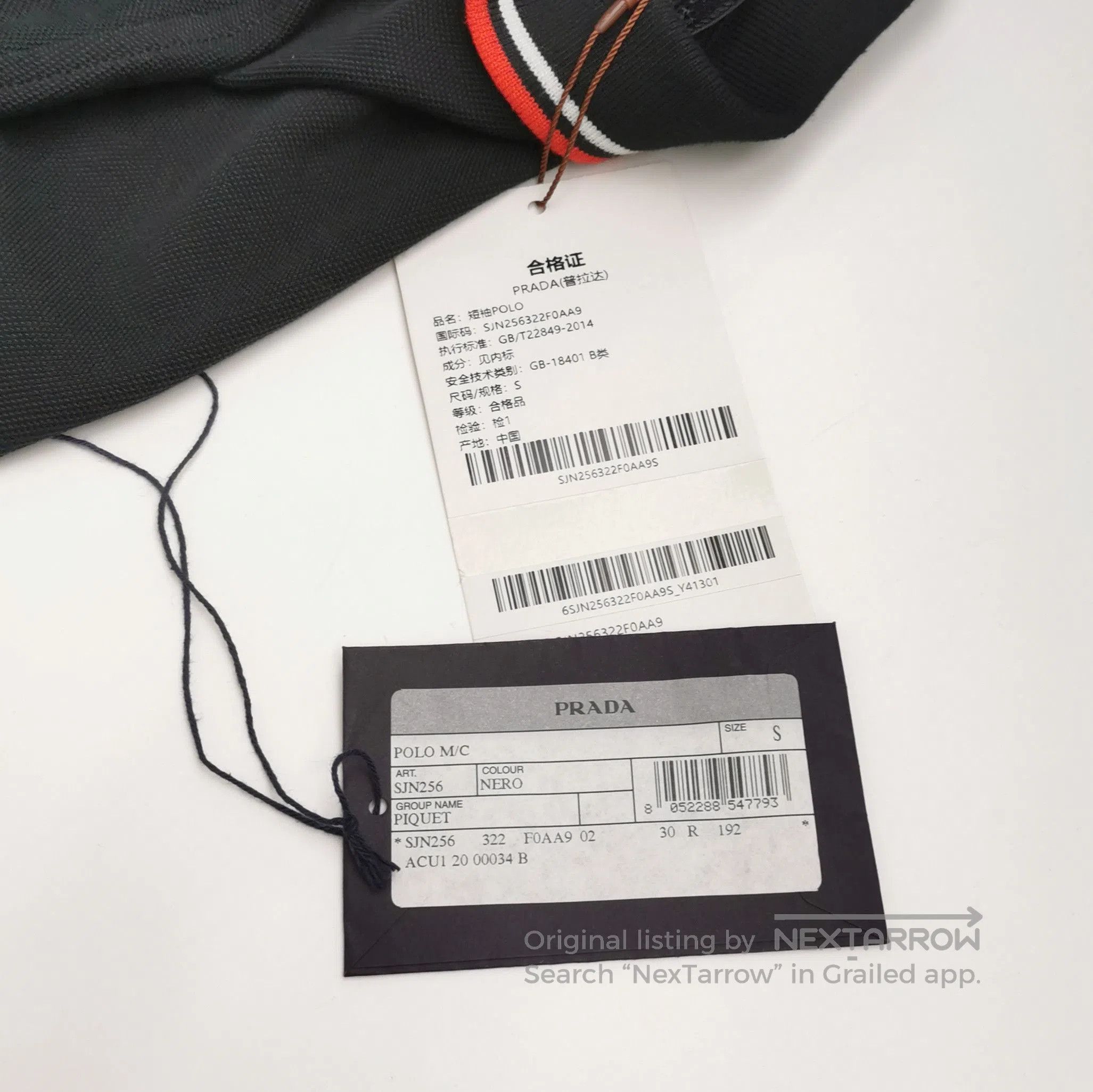 Prada Prada Color Block Logo Black Polo Shirt . Size S / US 4 / IT 40 - 4 Thumbnail