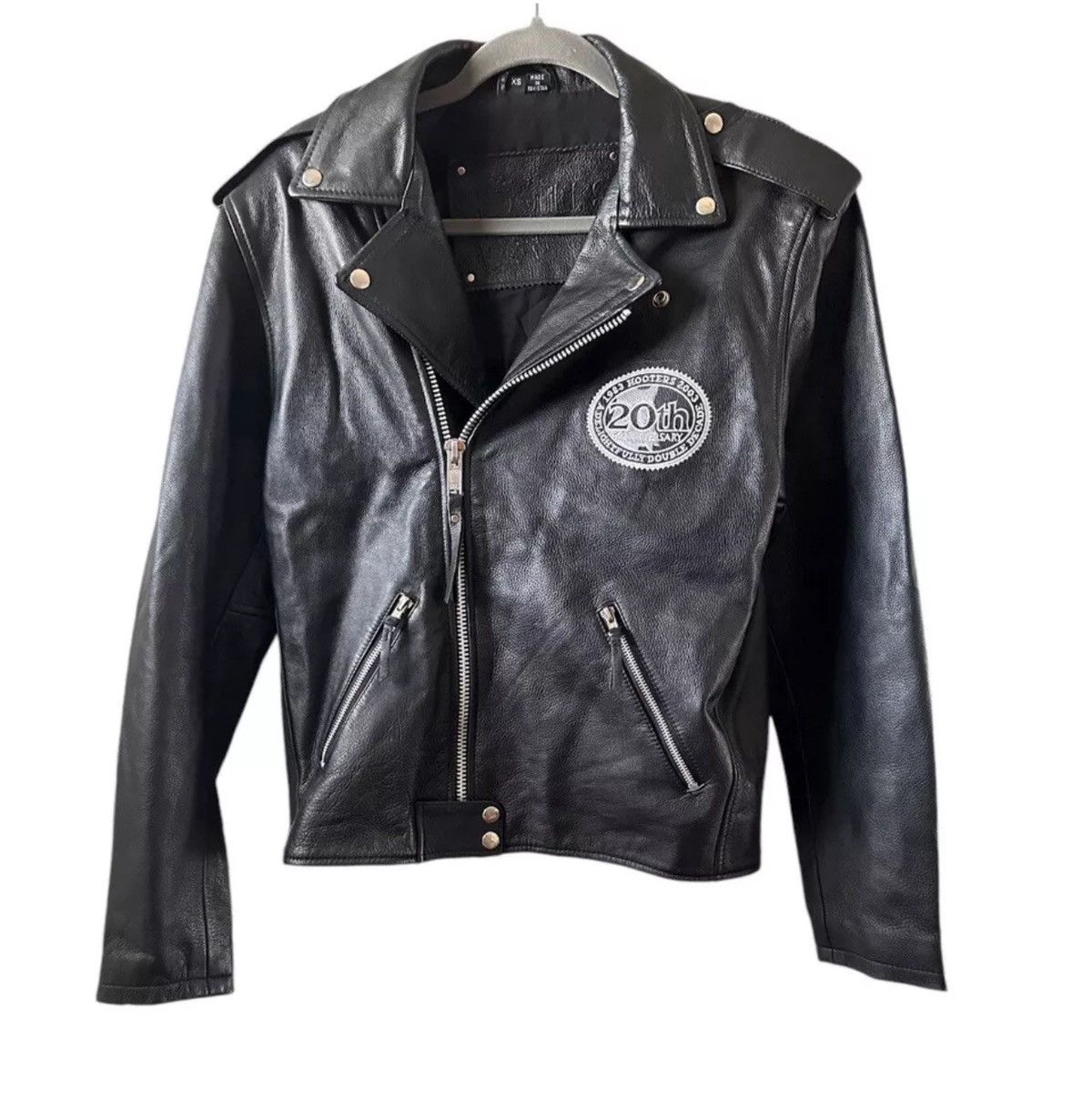 20th ALL LEATHER JACKET . SIZE XL