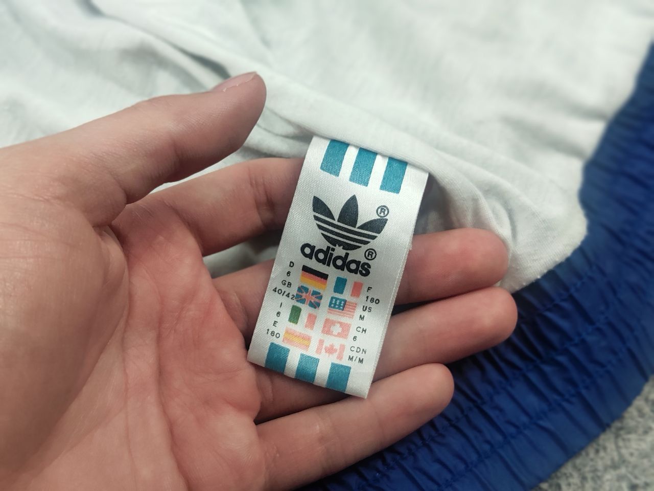 Adidas Vintage 90’s Adidas Originals Blue Zip Track Jacket Retro Size US L / EU 52-54 / 3 - 18 Thumbnail