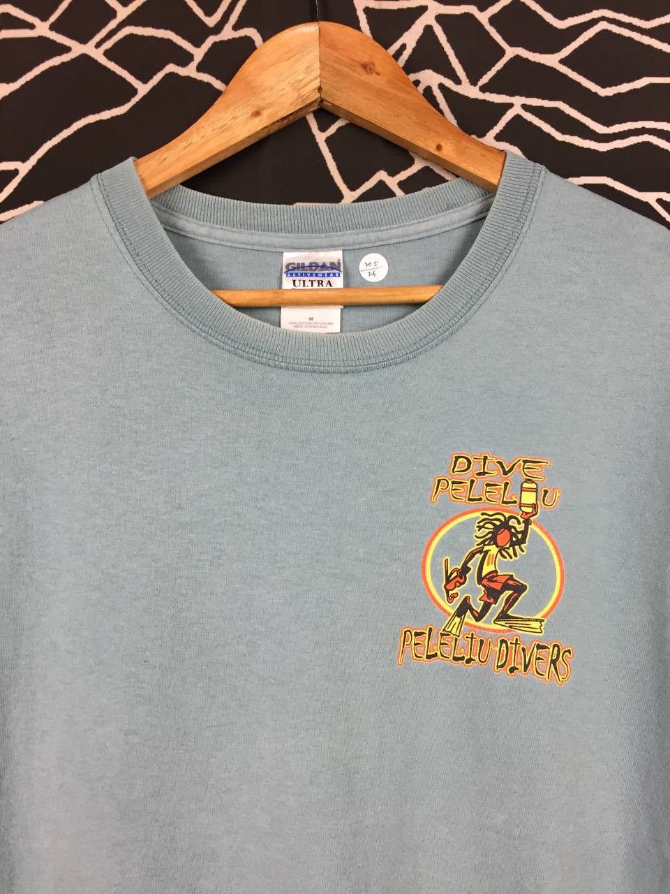Vintage Vtg Peleliu Divers Let's Get Wet Palau Scuba Diving Tee Size US M / EU 48-50 / 2 - 6 Thumbnail