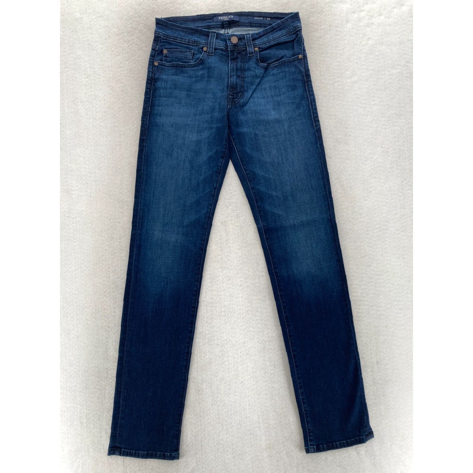 Vintage Fidelity Denim Jimmy Jeans Mens 29x34 Slim Straight Akira Blue Stretch Denim NWT Denim Jeans Mens 29x34 Slim Straight Akira Blue Stretch NWT Size US 29 - 2 Thumbnail