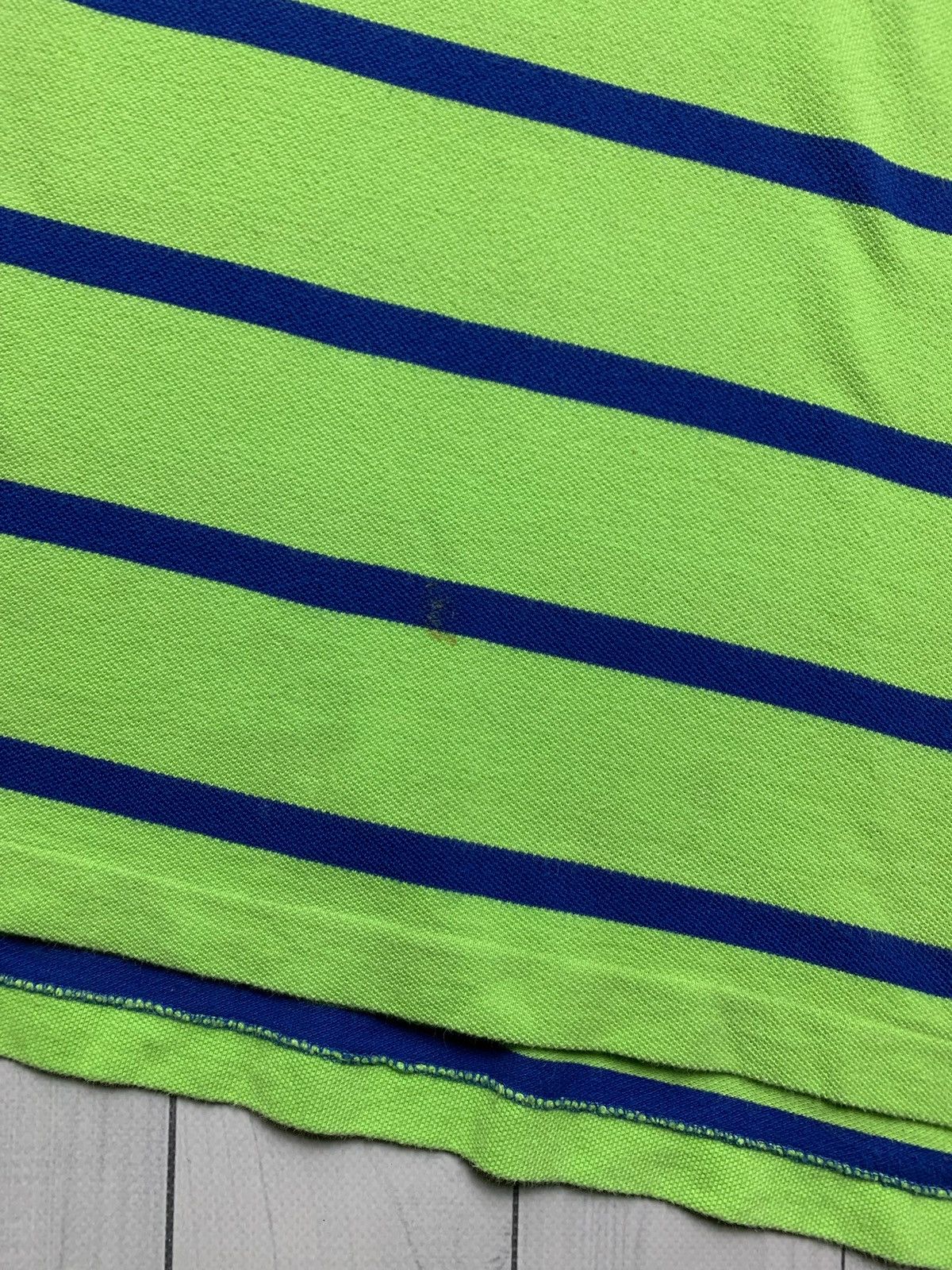 Polo Ralph Lauren × Vintage Vintage polo Ralph Lauren green striped size M Size US M / EU 48-50 / 2 - 2 Thumbnail