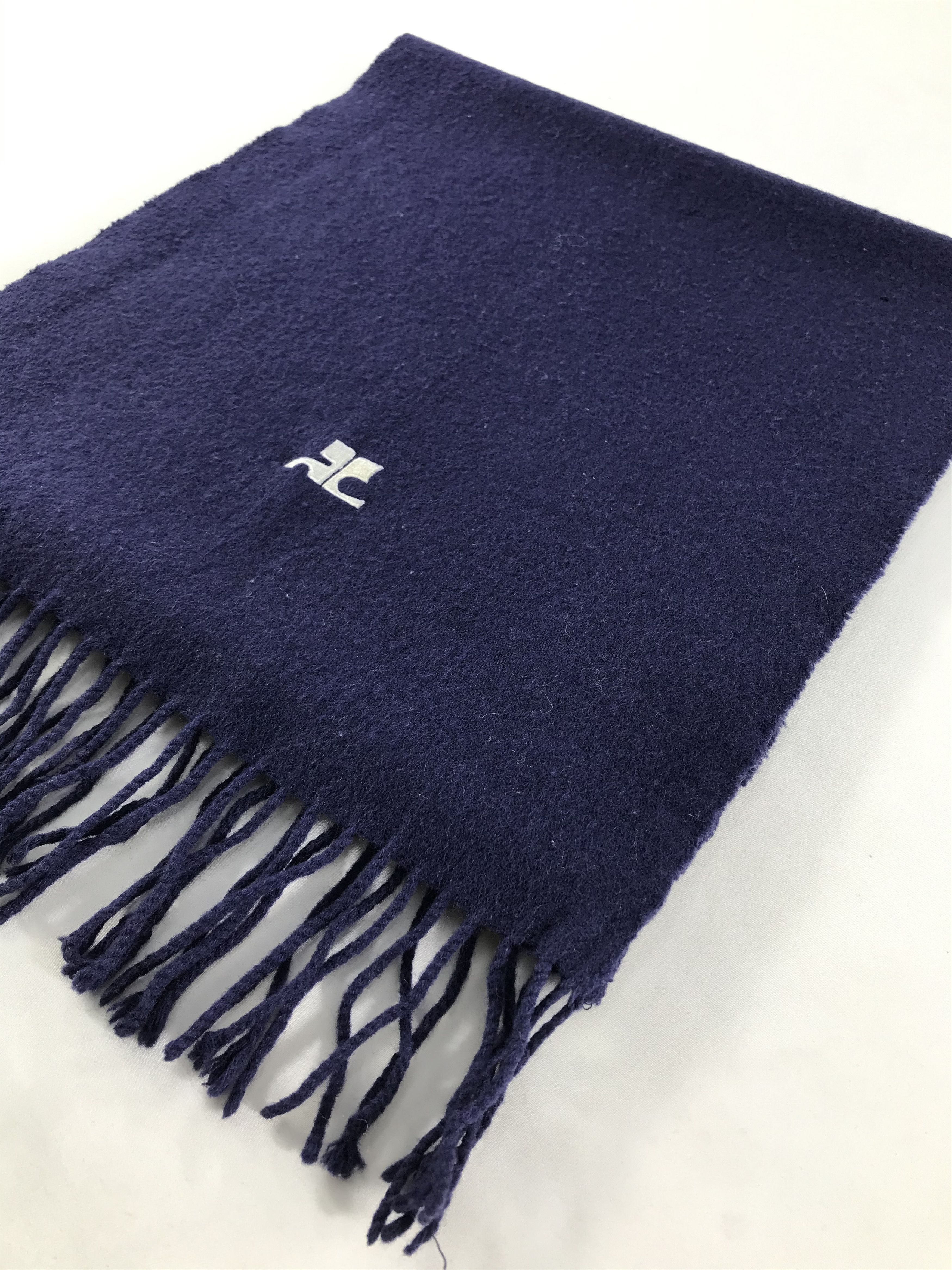 Courreges × Vintage Courreges Homme Scarf / Muffler / Neckwear - WW2262 Size ONE SIZE - 3 Thumbnail