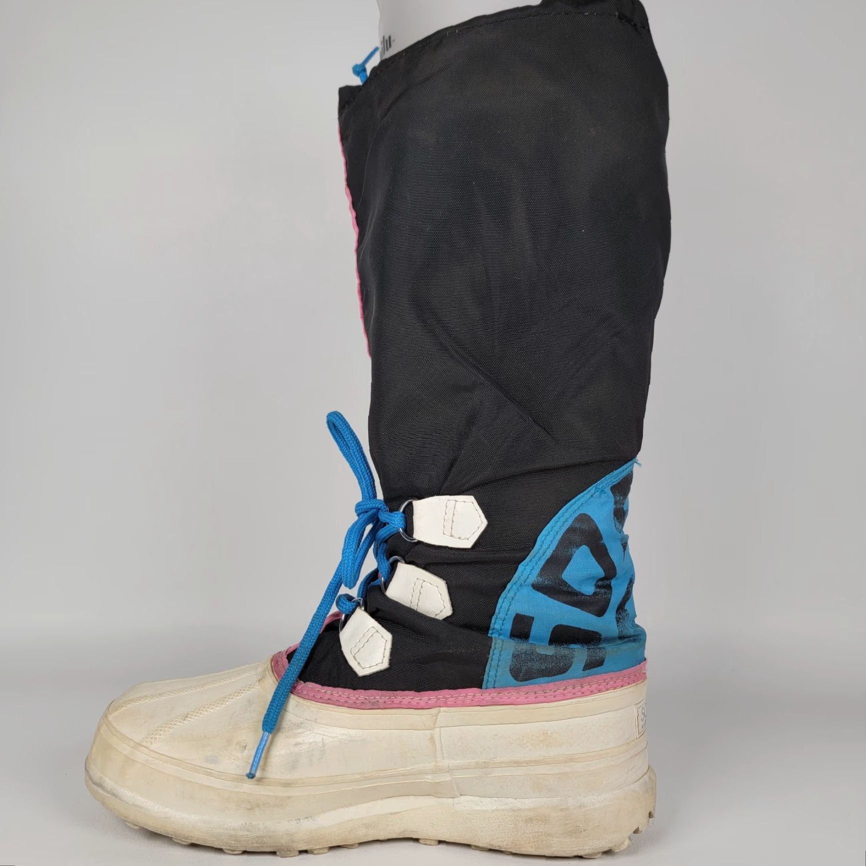 SOREL VINTAGE 90’s SOREL Freestyle Nylon Tall Big Logo Ski Snow Boots, Size 9 Women Size US 9 / IT 39 - 5 Thumbnail
