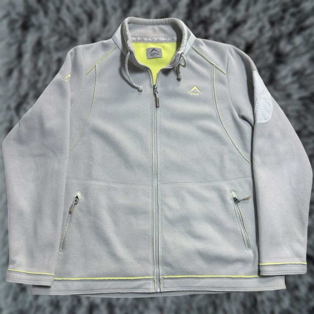 K-Way K-Way Jacket Women 1XL Gray Sherpa Fleece Full Zip Pockets Outdoor Warm Size XL / US 12-14 / IT 48-50 - 1 Thumbnail