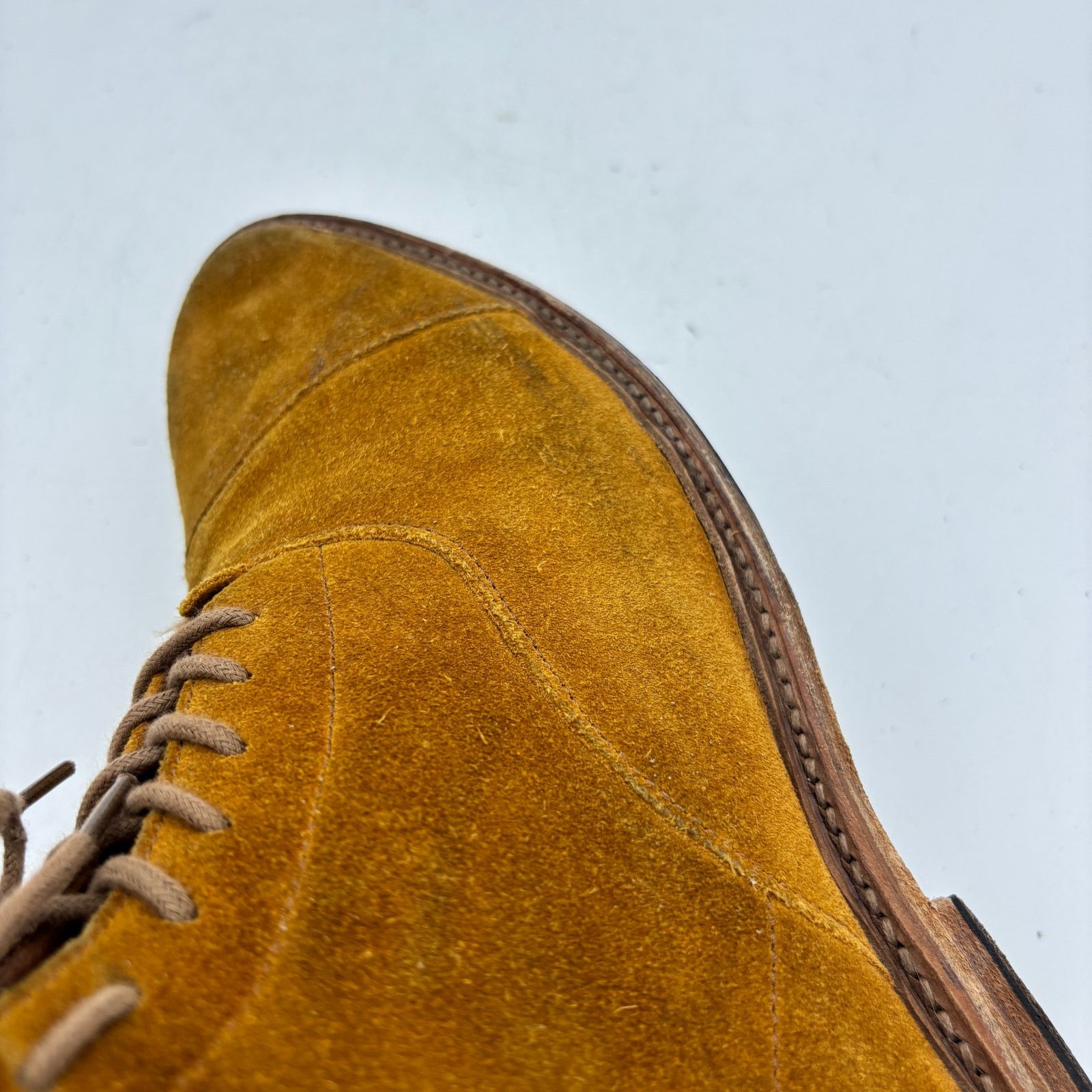 Frye Frye Paul Lace Up Suede Chukka Cap Toe Boots Men's 12 D Size US 12 / EU 45 - 13 Thumbnail