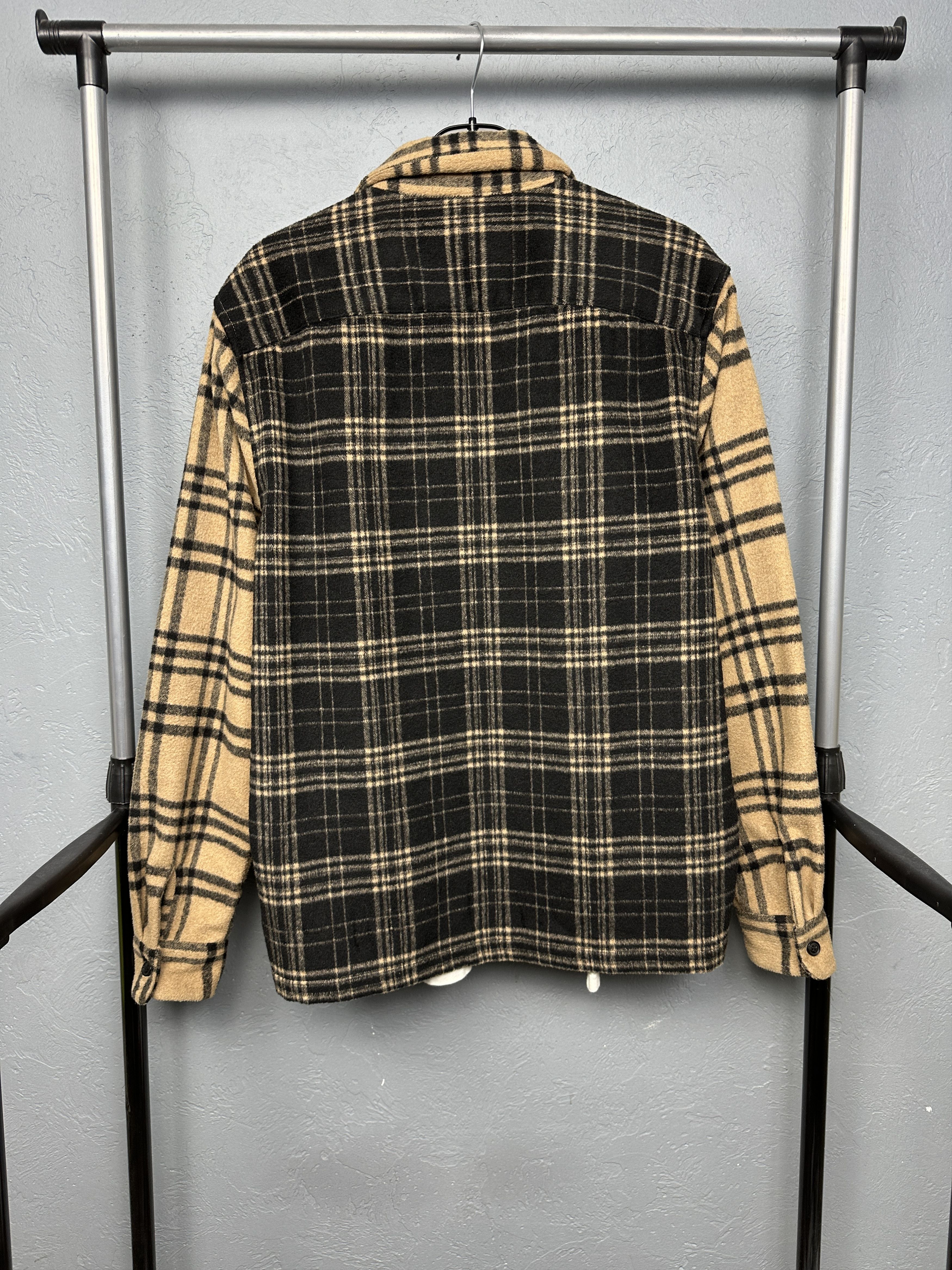 Allsaints Allsaints Mens Statland Wool Flannel Shirt Overshirt Jacket Size US L / EU 52-54 / 3 - 5 Thumbnail