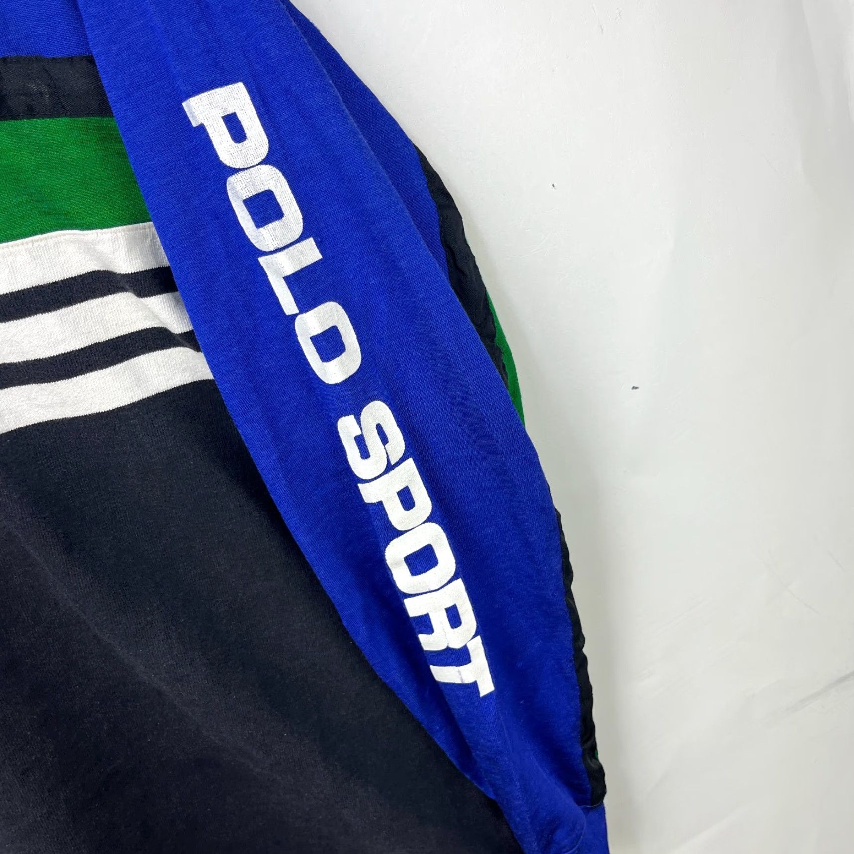 Vintage VINTAGE Polo Sport Ralph Lauren Pepsi Rugby Long Sleeve Shirt L Blue 90s Mens Size US L / EU 52-54 / 3 - 3 Thumbnail