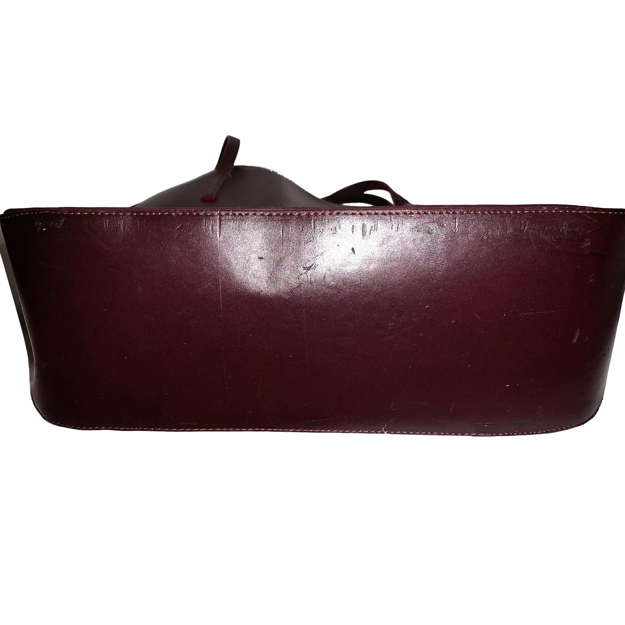 Vintage Francesco Biasia burgandy leather Purse (SEE PICTURES) Size ONE SIZE - 5 Thumbnail