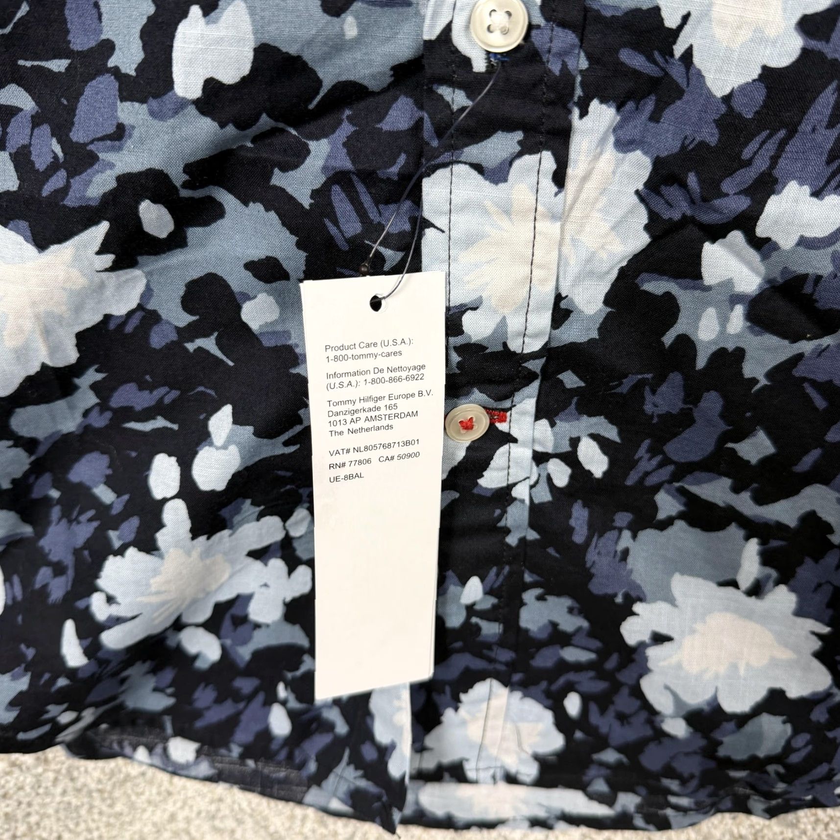 Tommy Hilfiger Tommy Hilfiger Button-Down Shirt Mens M Blue Floral Preppy Coastal Old Money NWT Size US M / EU 48-50 / 2 - 5 Thumbnail