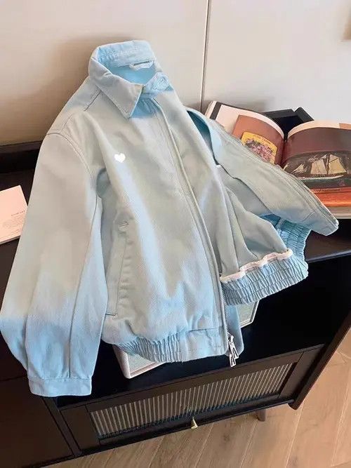 VIBE Street Vintage Heart Lapel Casual Work Jacket Size US M / EU 48-50 / 2 - 4 Thumbnail