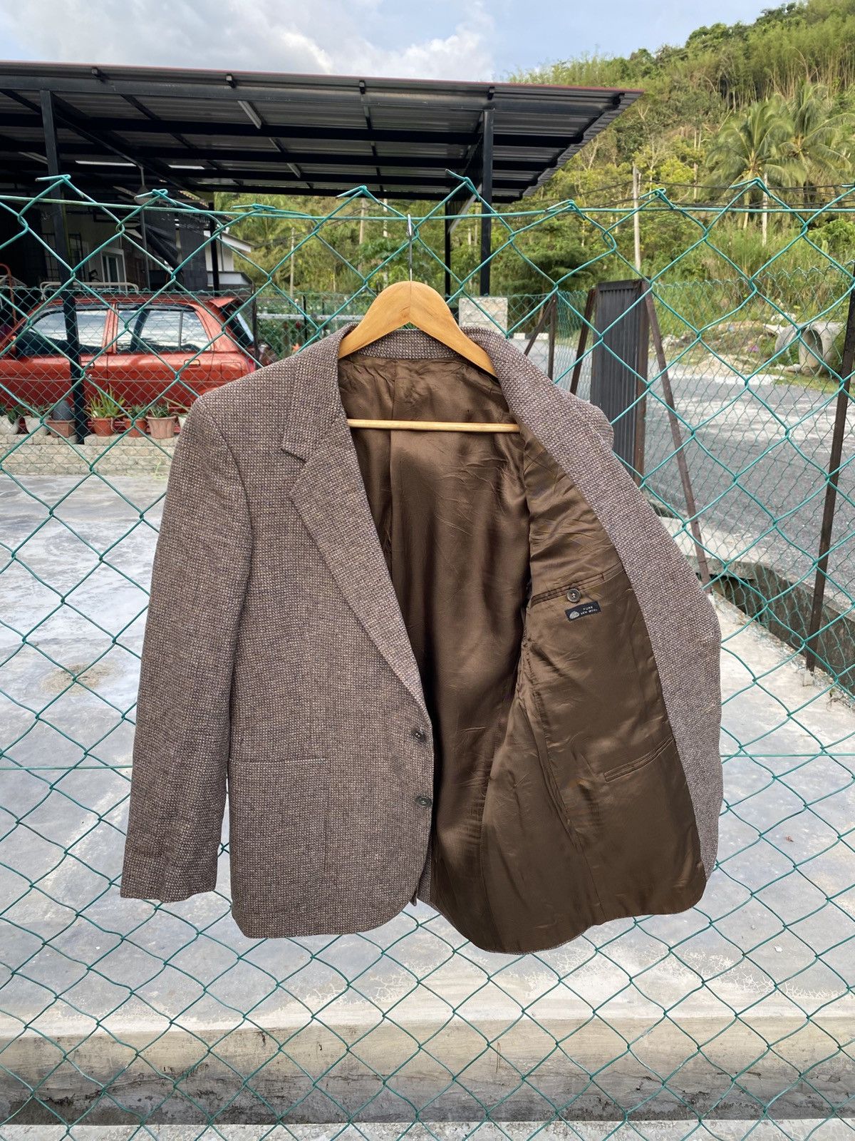 Yves Saint Laurent Vintage Yves Saint Laurent Diffusion Hommes Wool Blazer Size 42R - 3 Thumbnail