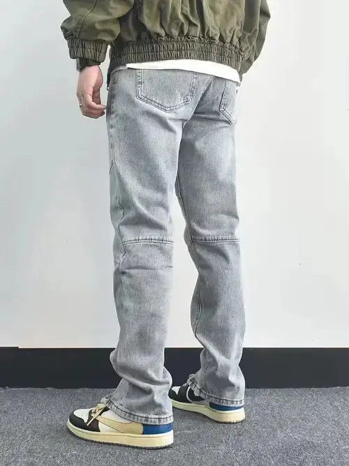 Designer × Japanese Brand × Jean skate distressed faded flared jeans Size US 32 / EU 48 - 4 Thumbnail