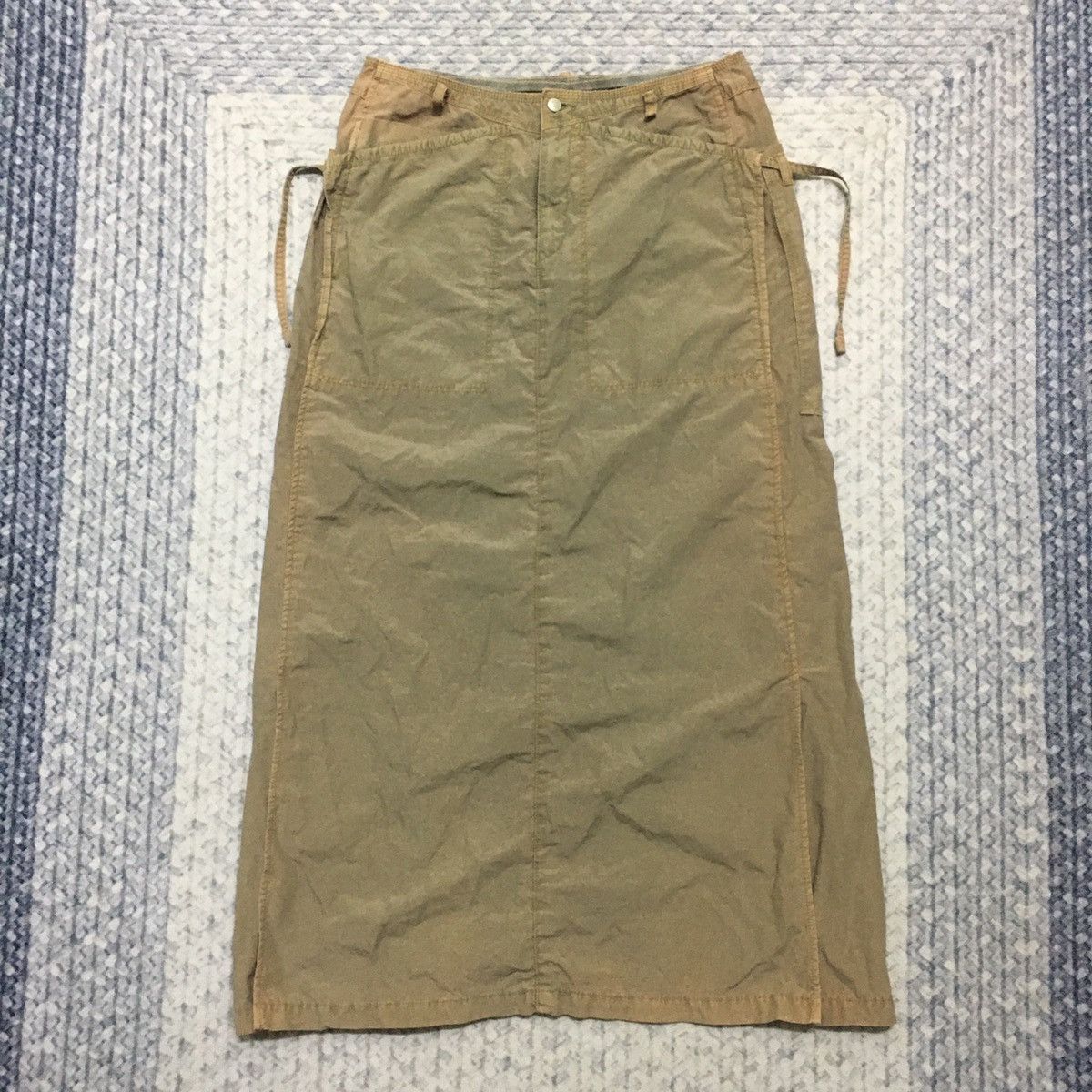 If Six Was Nine Sunfaded Marithe Francois Girbaud Brown String Midi Skirts Size 28" / US 6 / IT 42 - 1 Thumbnail