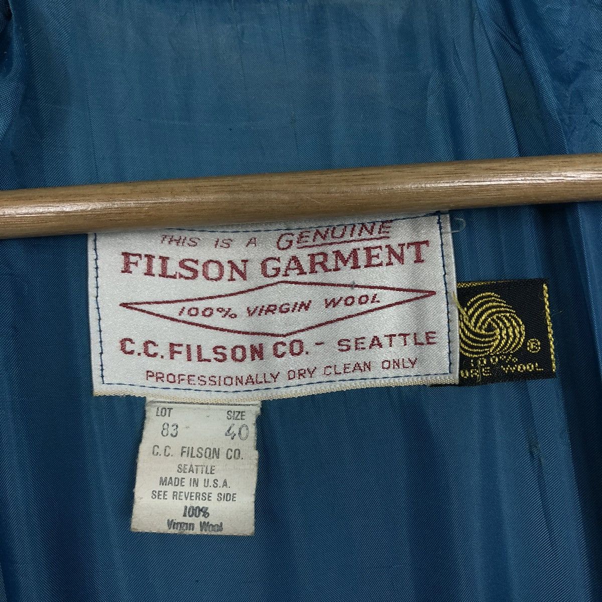 Filson 🔥Vintage FILSON Mackinaw Wool Cruiser Jacket Size US M / EU 48-50 / 2 - 17 Thumbnail
