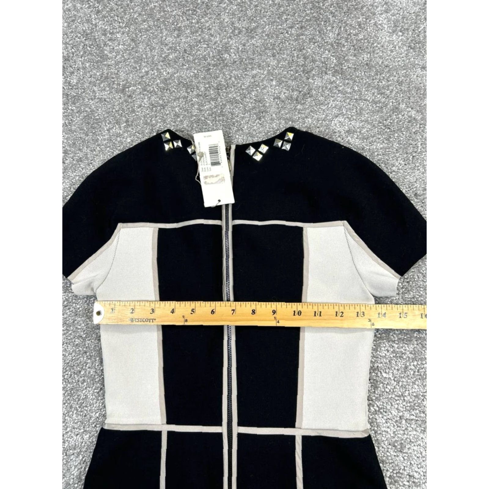 Rebecca Taylor Rebecca Taylor Dress Womens Large Black White Blouson New Size L / US 10 / IT 46 - 6 Thumbnail