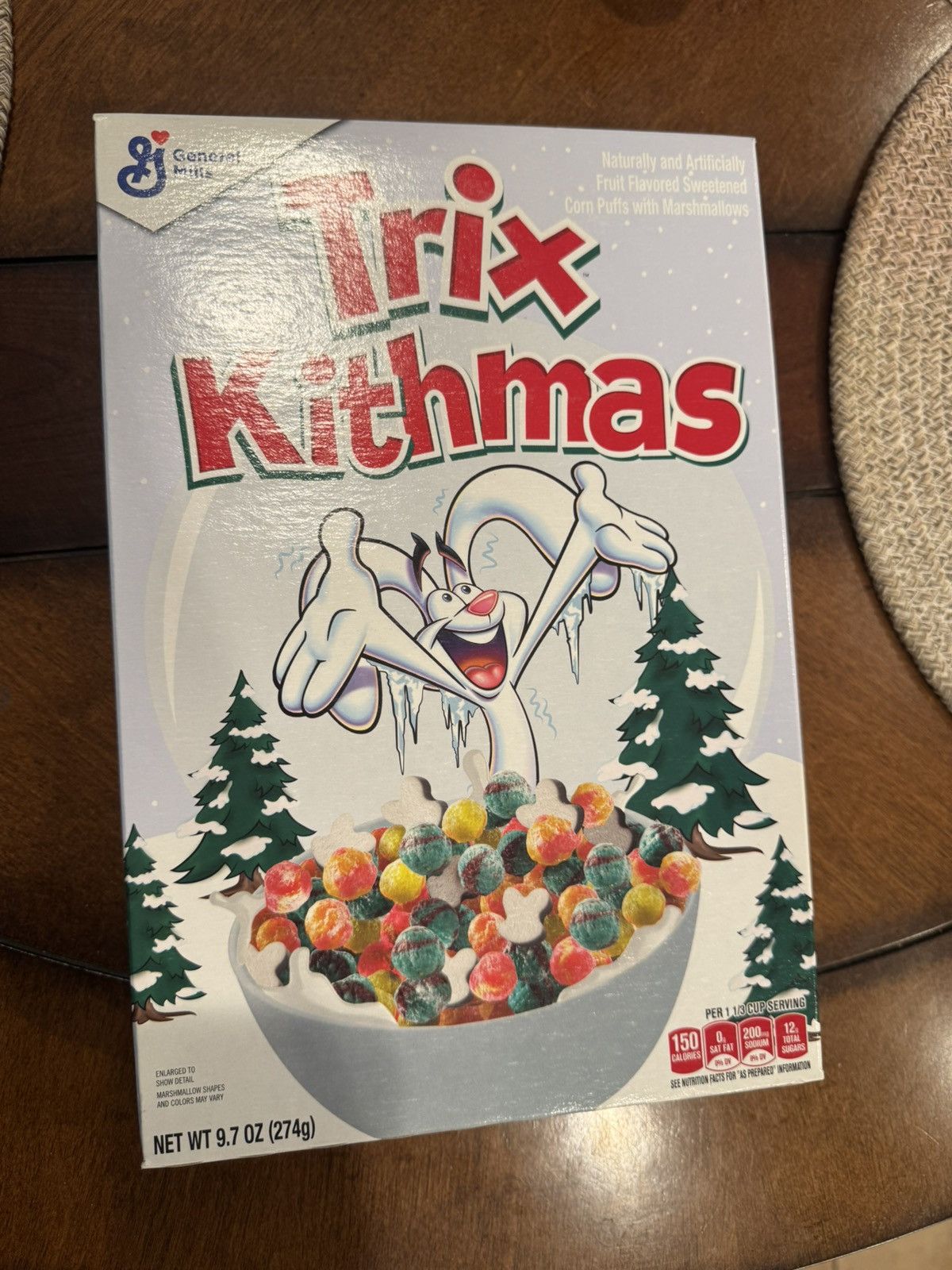 Kith x Trix Kithmas cereal