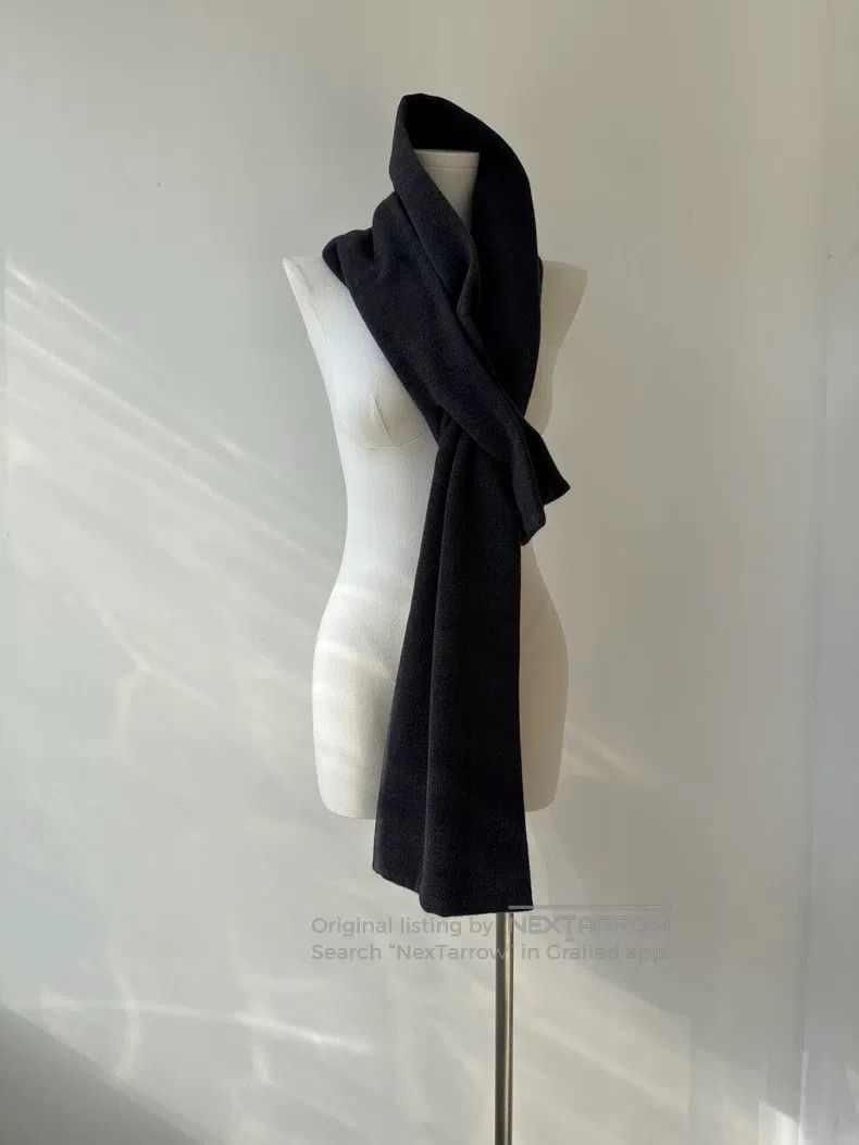 Yohji Yamamoto Yohji Yamamoto 05AW layered cashmere wool scarf Size ONE SIZE - 6 Thumbnail