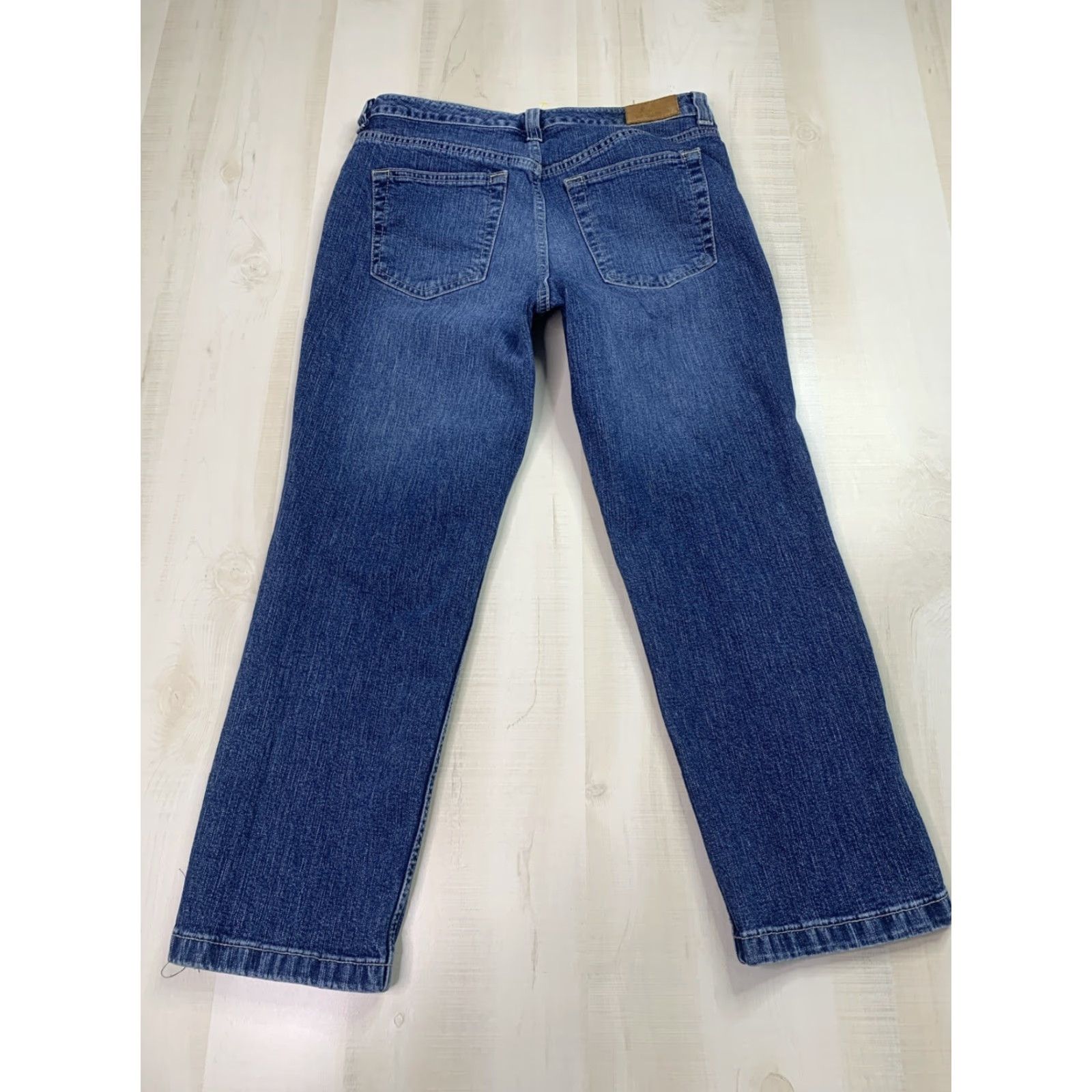 Tommy Hilfiger VINTAGE Tommy Hilfiger Jeans Women Crop Straight 90s 2000s Size 4 Blue 28x25 Rise Mid Hosiery? Size 27" / US 4 / IT 40 - 7 Thumbnail