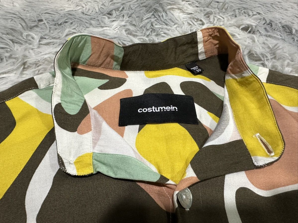 Other 🔥Costumein Abstract Rayon Shirt Ls Mandarin Collar Size US XL / EU 56 / 4 - 6 Thumbnail