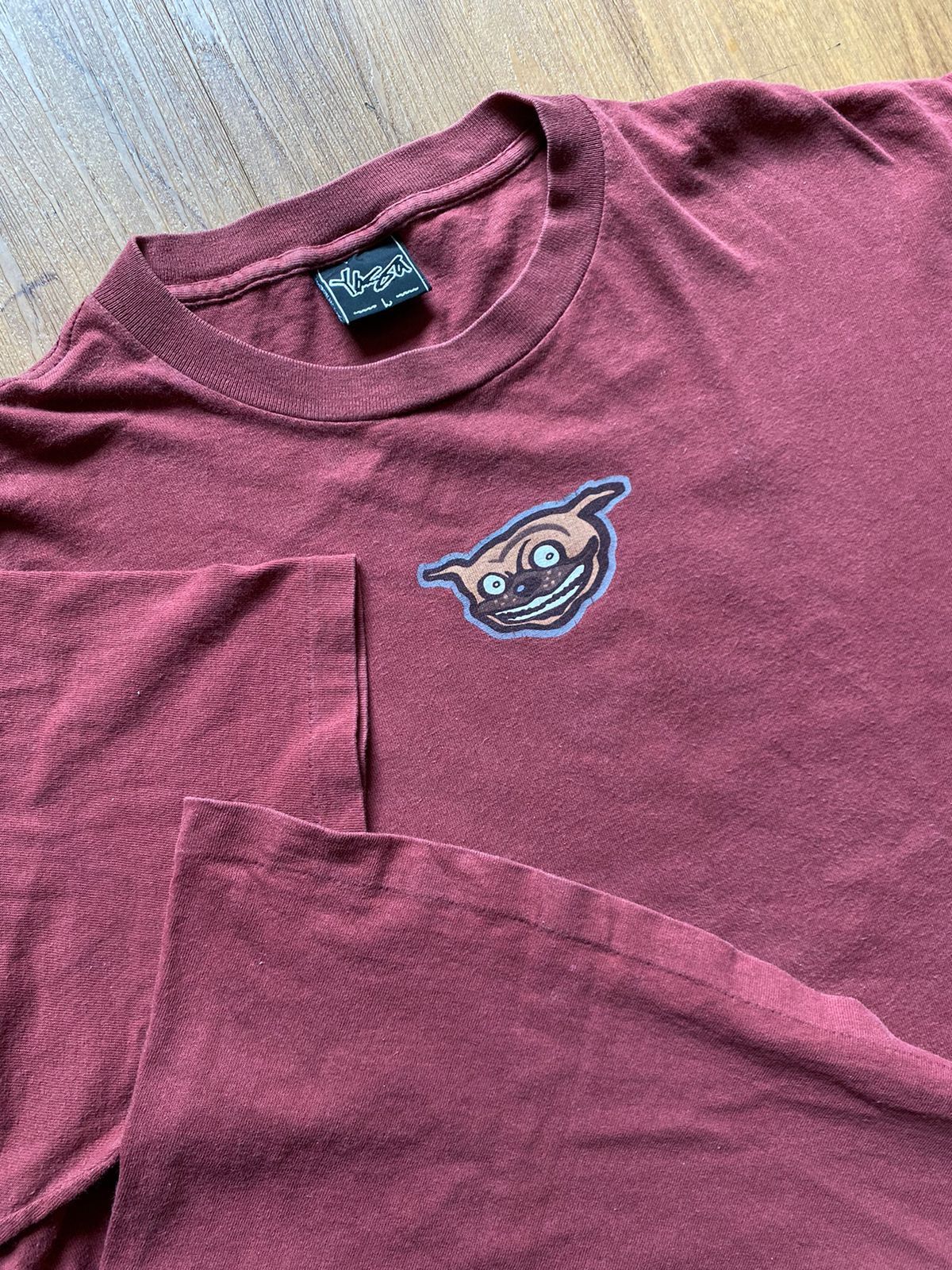 Vintage VINTAGE 90s YAGA “ Bulldog” T Shirt Size US L / EU 52-54 / 3 - 7 Thumbnail