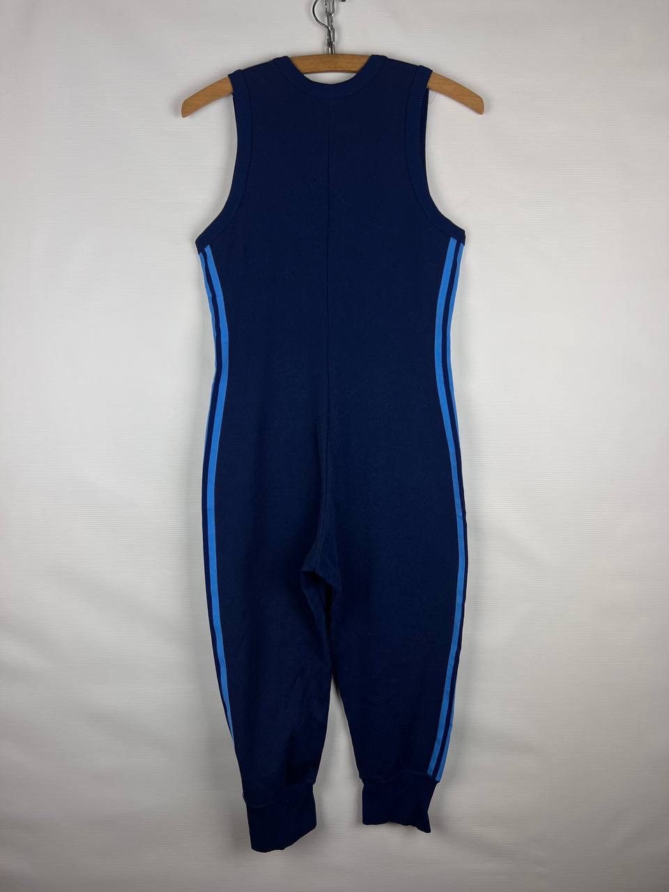Adidas Vintage 70s Adidas Overall Suit Size 38 BlueZip Size US 38 / EU 54 - 2 Thumbnail