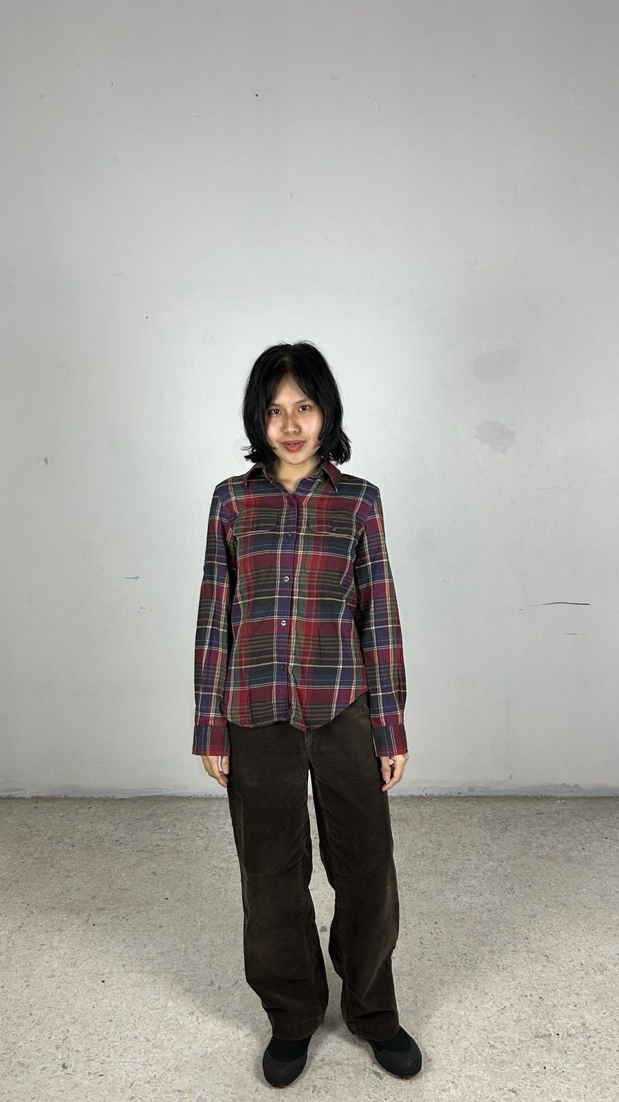 Lauren Ralph Lauren × Polo Ralph Lauren × Ralph Lauren Lauren Ralph Lauren Petite Flannel Shirt Size S / US 4 / IT 40 - 2 Thumbnail
