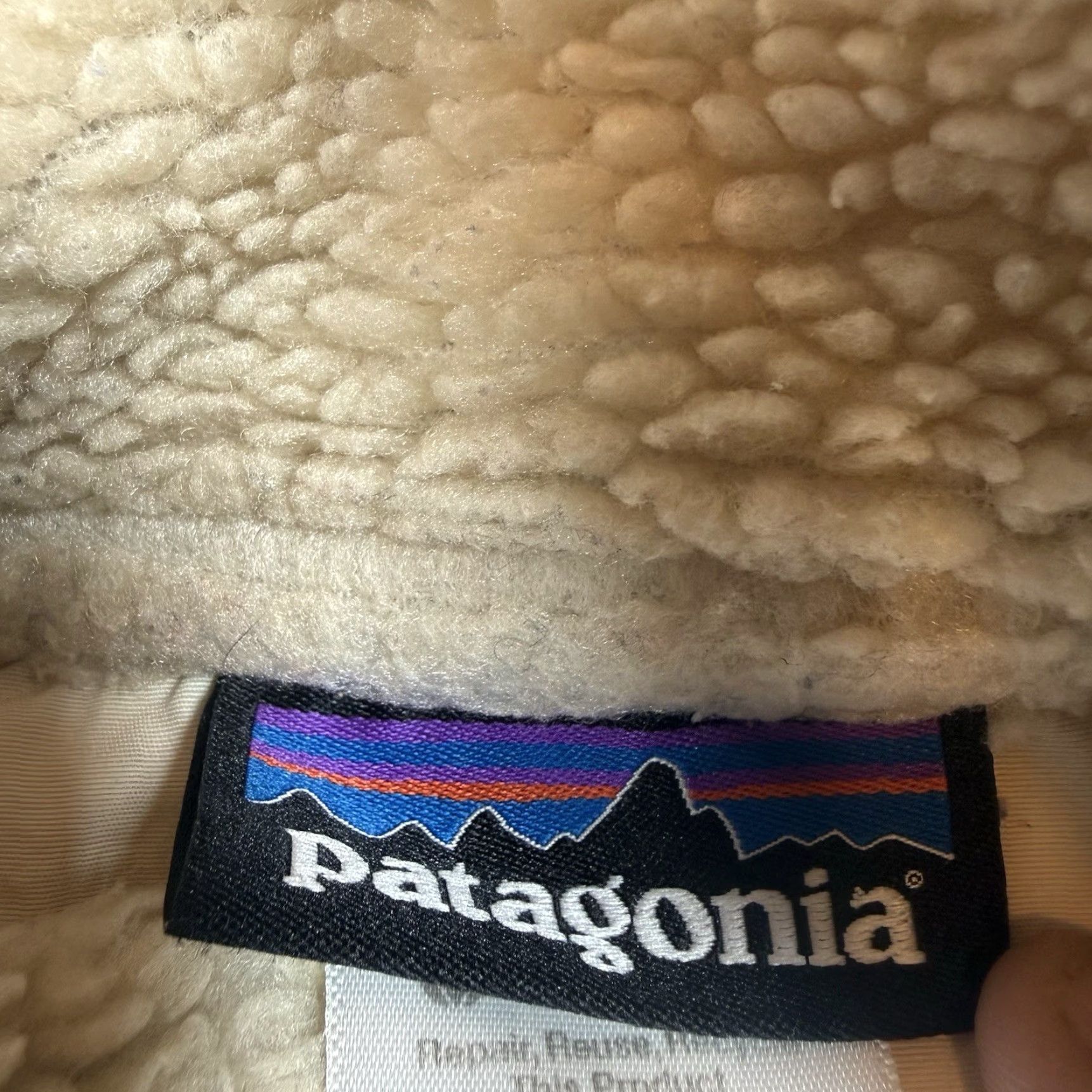 Patagonia VINTAGE Patagonia Jacket Womens Medium Beige Fleece Full Zip Retro X Deep Pile Sherpa Size M / US 6-8 / IT 42-44 - 6 Thumbnail