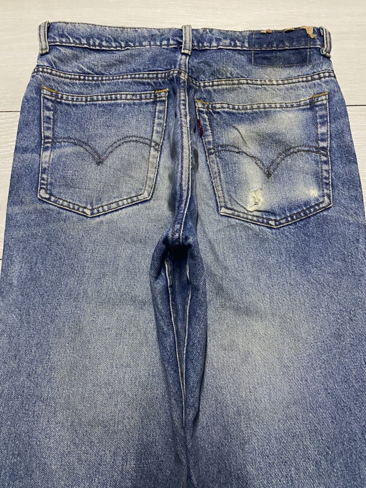 Levi's Vintage Levis 606 Faded Wash Taperred Leg Jeans Size US 30 / EU 46 - 4 Thumbnail