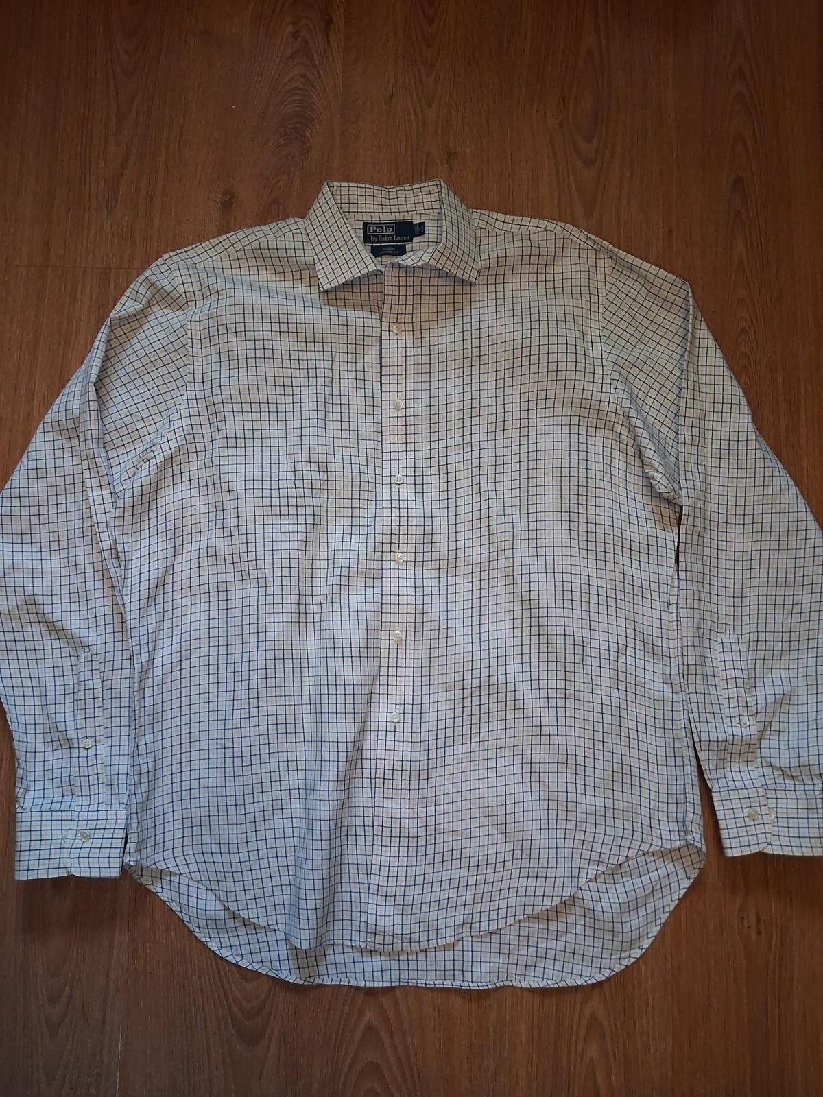Polo Ralph Lauren VINTAGE Polo Ralph Lauren Shirt 17-36/37 2XL White Check Size US XXL / EU 58 / 5 - 1 Thumbnail