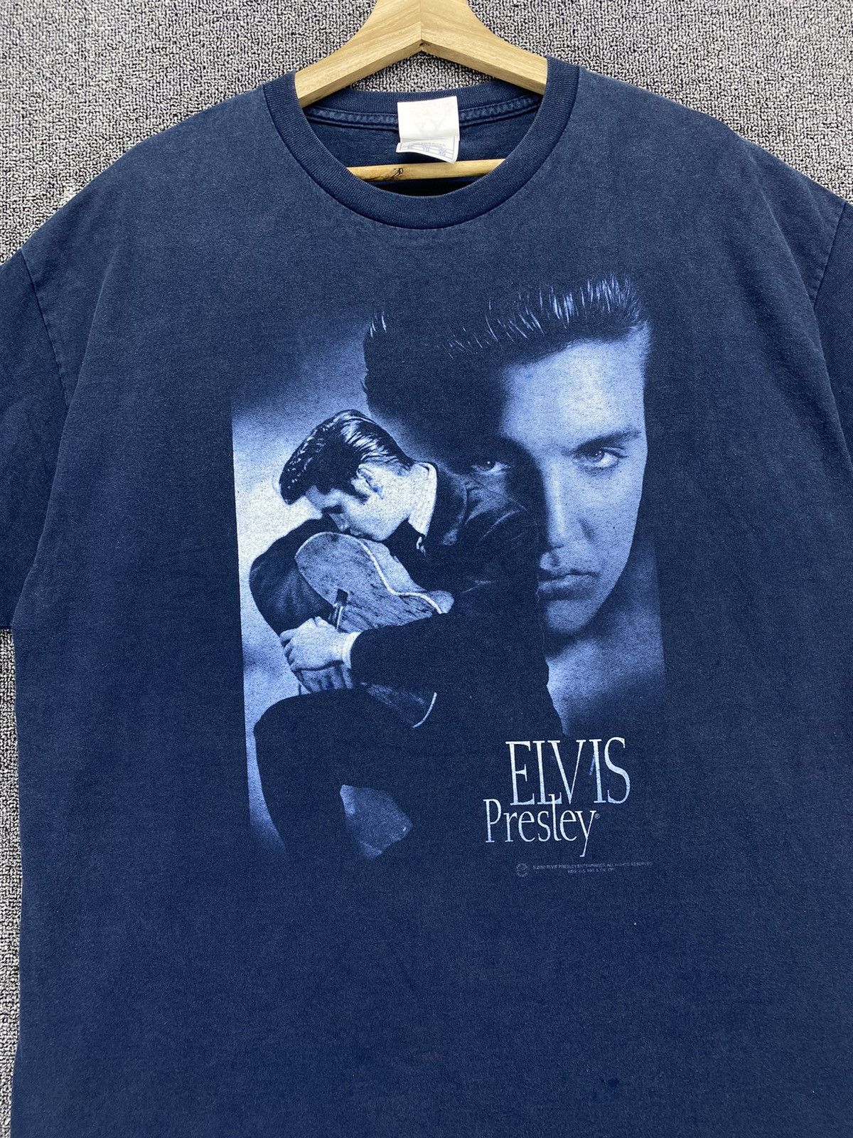 Band Tees × Vintage Vintage Elvis Presley Punk Rock Band Tees T Shirts Size US XL / EU 56 / 4 - 5 Thumbnail