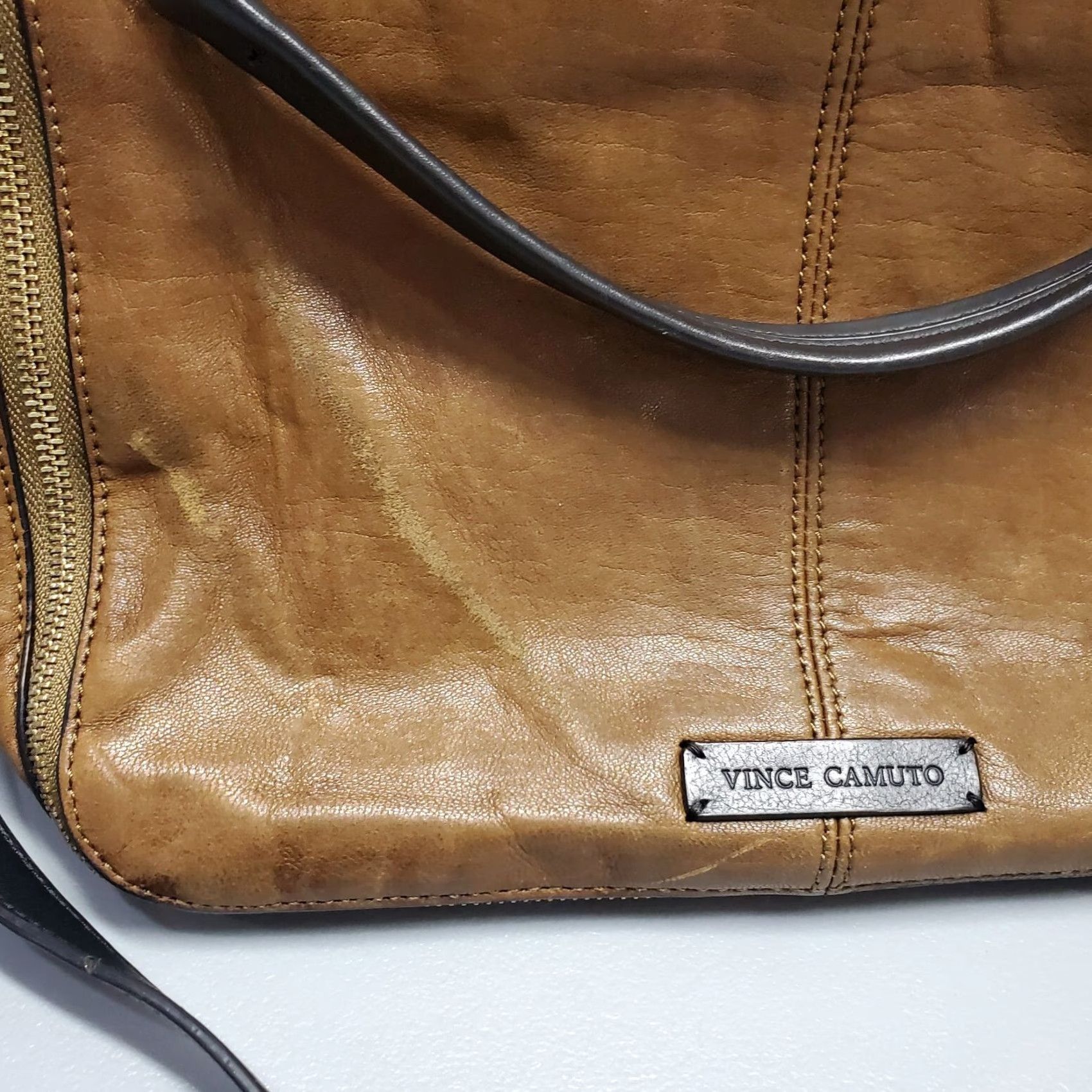 Vince Vince Camuto Convertible Bag Brown Adjustable Crossbody Buckle Accent Crossbody Bag Mens Womens? Size ONE SIZE - 6 Thumbnail
