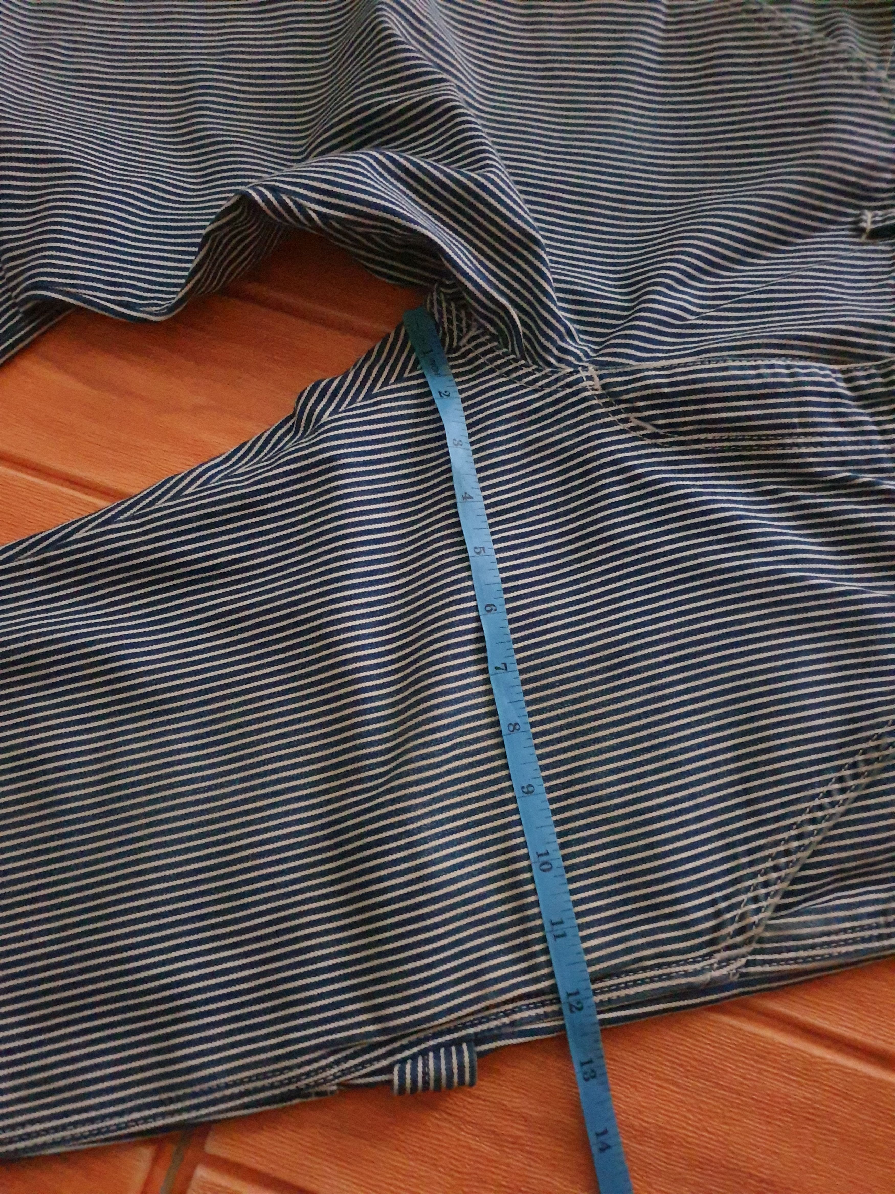 Japanese Brand The la mart stripe carpenter pant Size US 33 - 13 Thumbnail