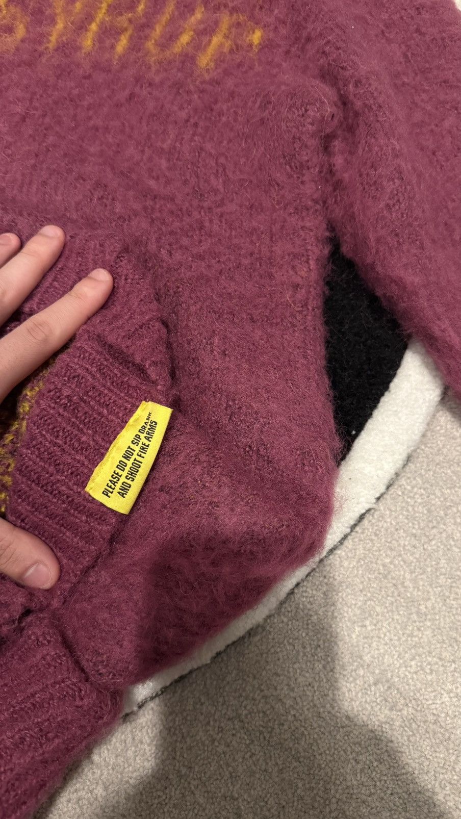 Awful Lot of Cough Syrup Awful Lot of Cough Syrup Mohair Crewneck Size US L / EU 52-54 / 3 - 5 Thumbnail