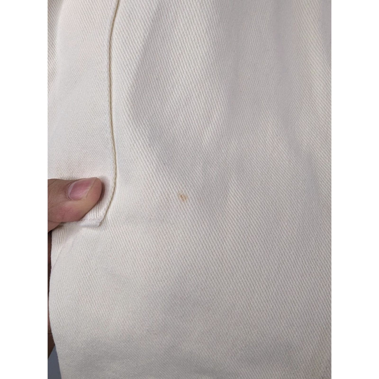 Pacsun Pacsun High Rise Carpenter Cargo Beige Jeans 24 Hippie Hipster Butterfly Size 42" / US 20 - 4 Thumbnail