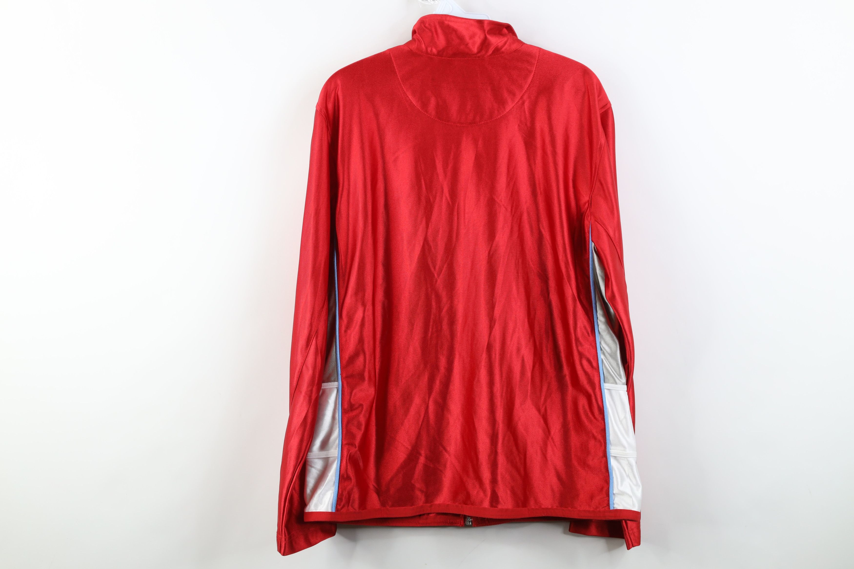Nike Vintage 90s Nike Silky Dazzle Full Zip Basketball Jacket Size US S / EU 44-46 / 1 - 15 Thumbnail