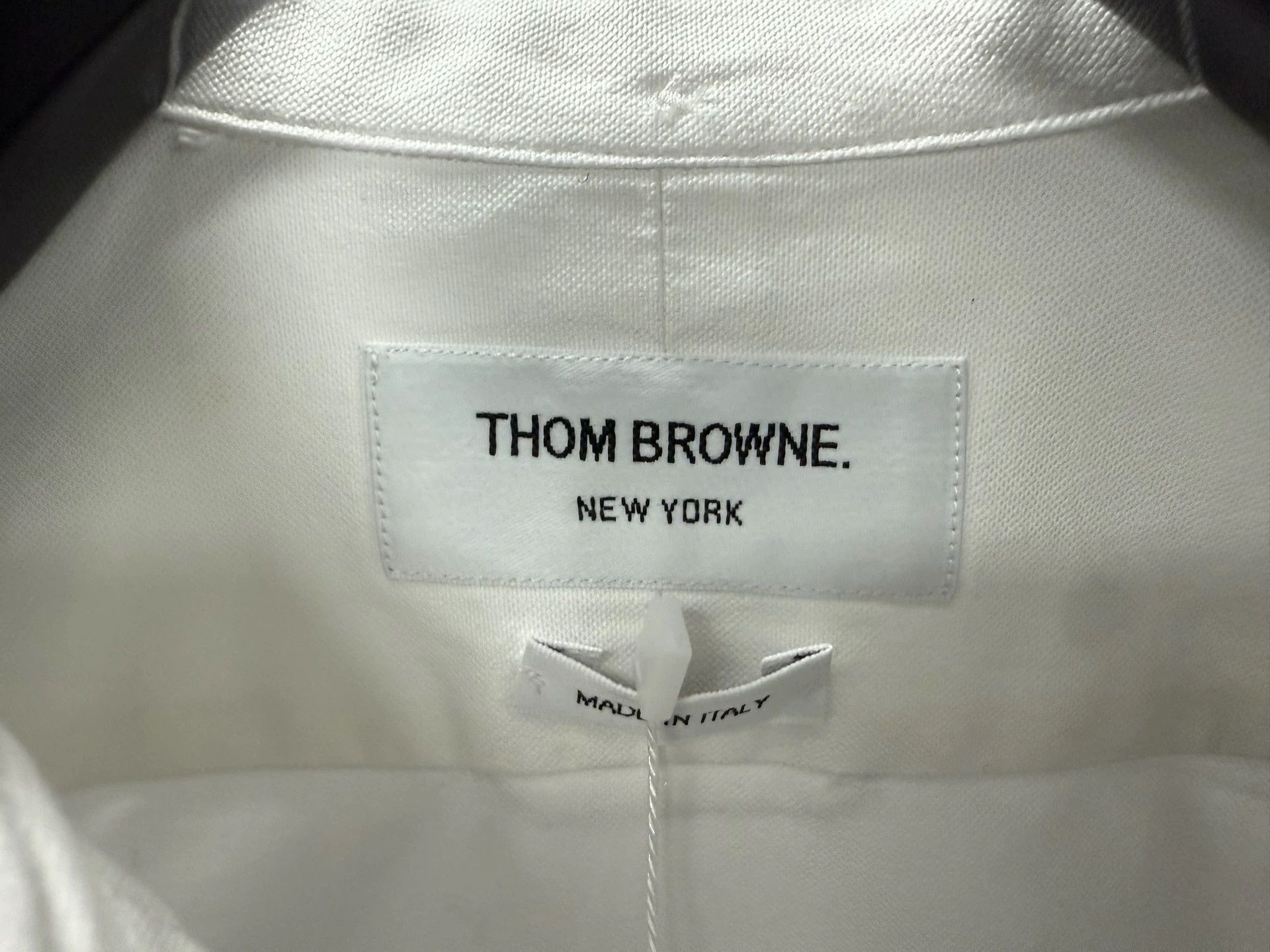 Thom Browne Thom Browne Women's 4-Bar White Oxford Shirt 40 Size S / US 4 / IT 40 - 3 Thumbnail