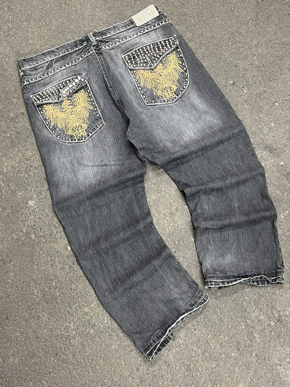 JNCO Y2k baggy fit jnco style grunge opium skater emo cyber rare Size US 38 / EU 54 - 2 Thumbnail