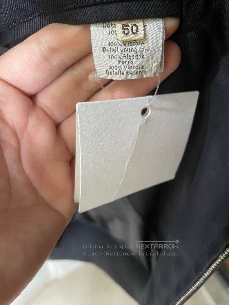 Hermes Hermes Twill fabric jacket with lamb leather details, ragl Size US M / EU 48-50 / 2 - 9 Thumbnail