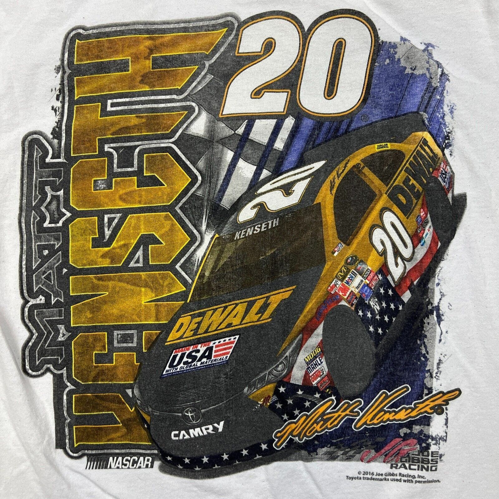 NASCAR 2016 Joe Gibbs T Shirt Large Racing Matt Kenseth NASCAR Tee Size US L / EU 52-54 / 3 - 2 Thumbnail