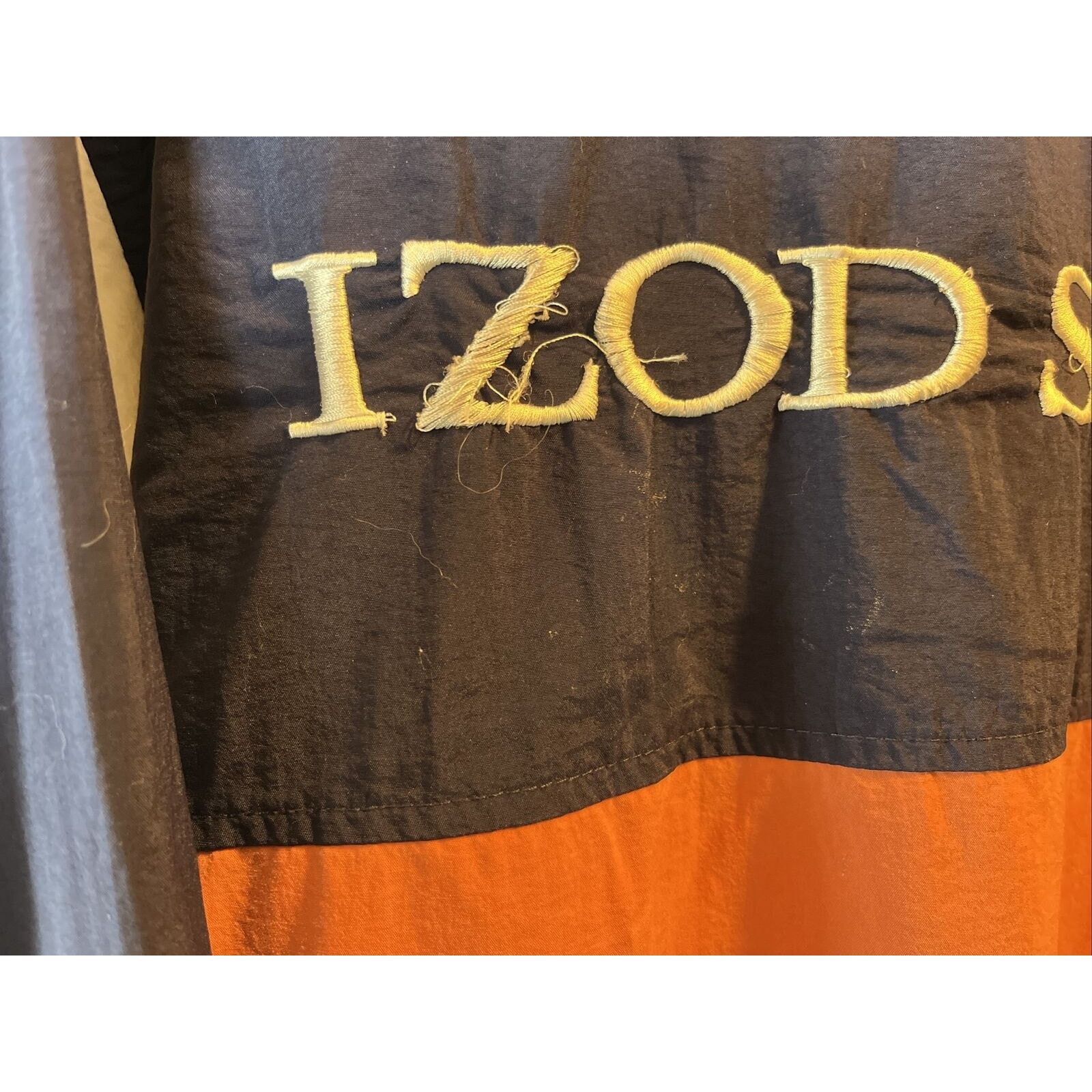 Izod Izod Sport VTG Men’s M Navy Blue Orange Pullover Sweatshirt Size US M / EU 48-50 / 2 - 10 Thumbnail